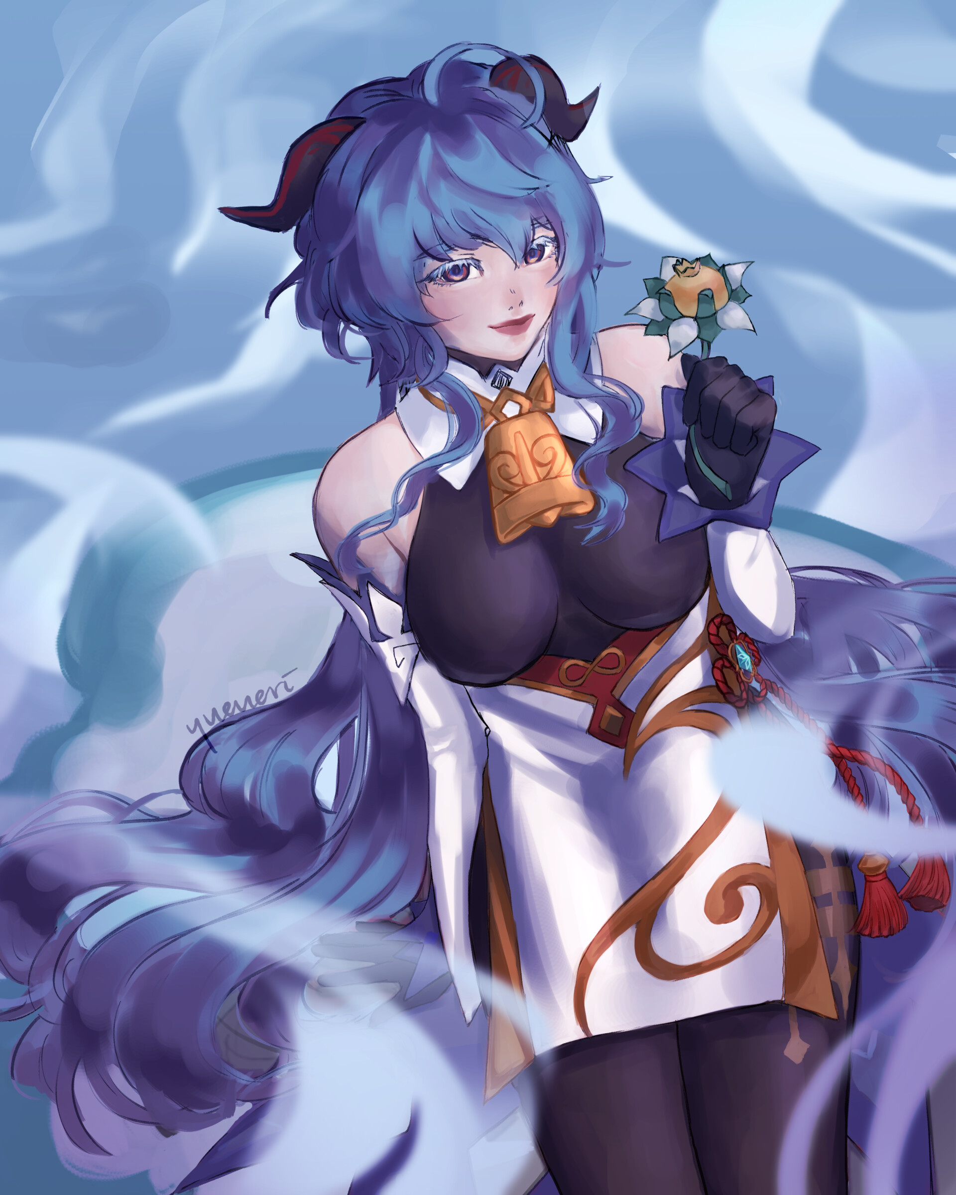 Artstation Fanart Ganyu Yuen 源