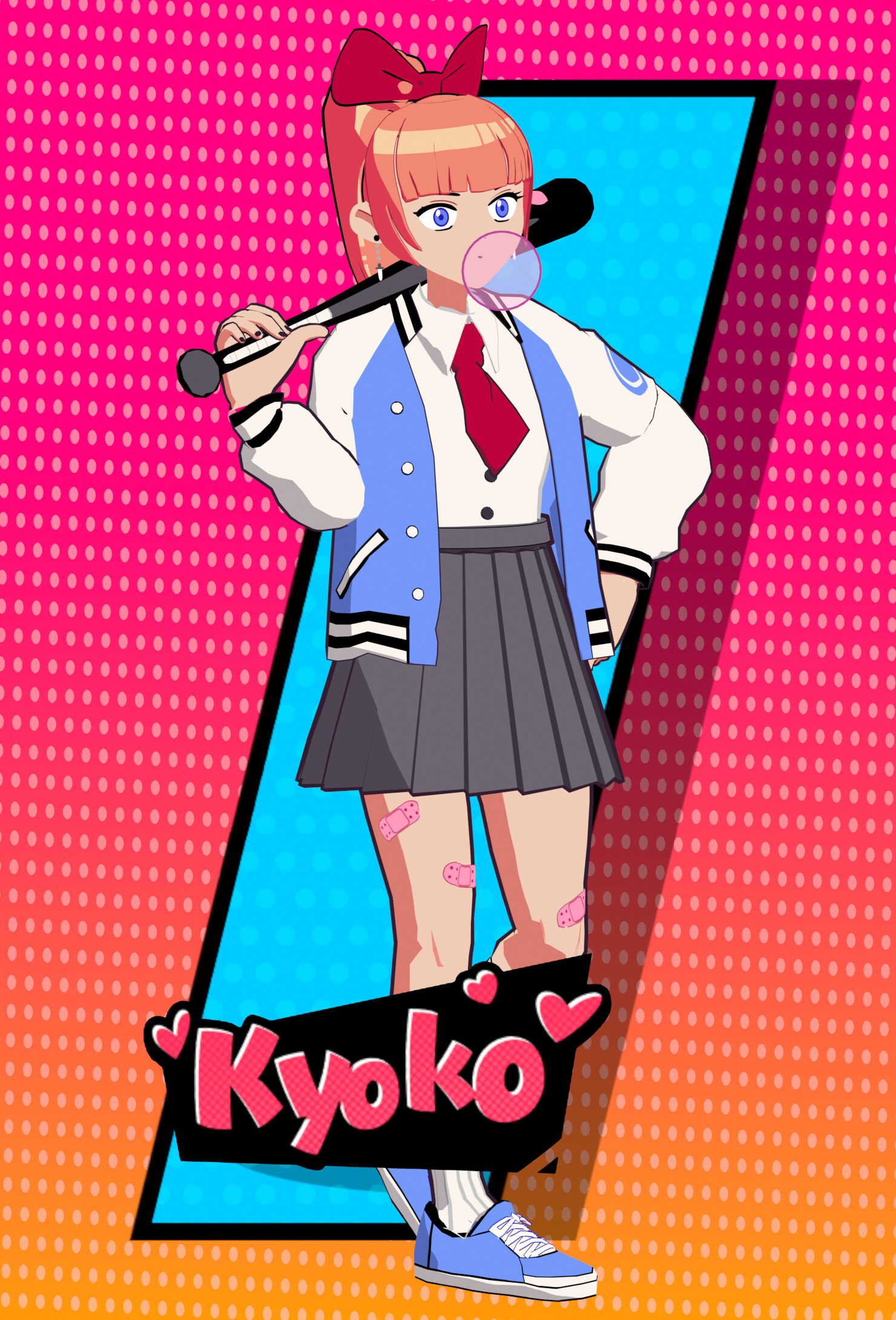 ArtStation - Kyoko (River City Girls)