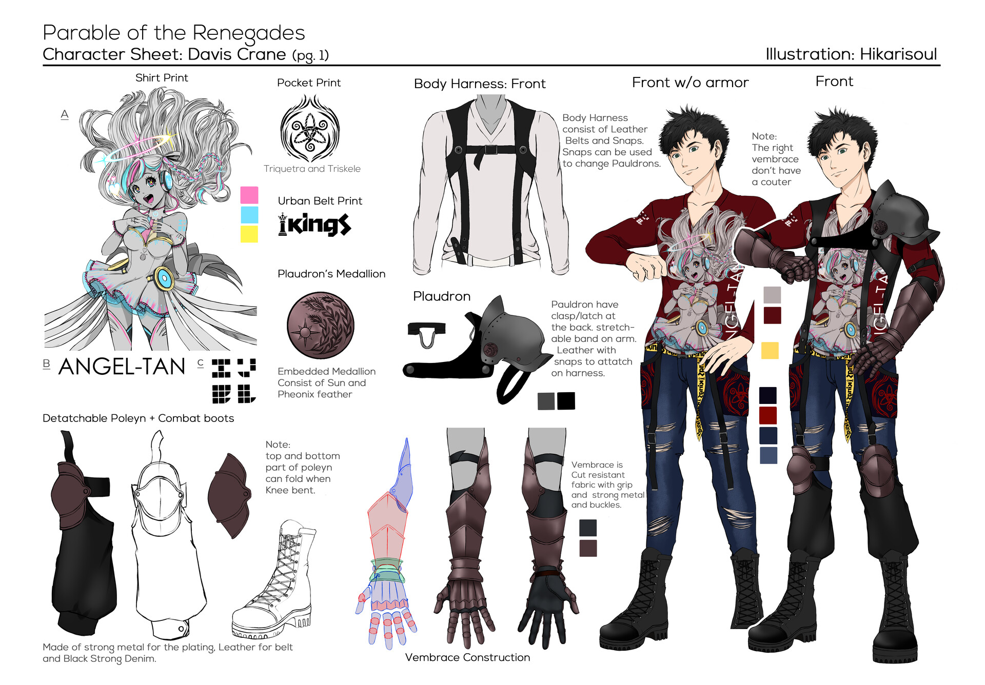 ArtStation - Parable of the Renegade Character Design : Davis Crane