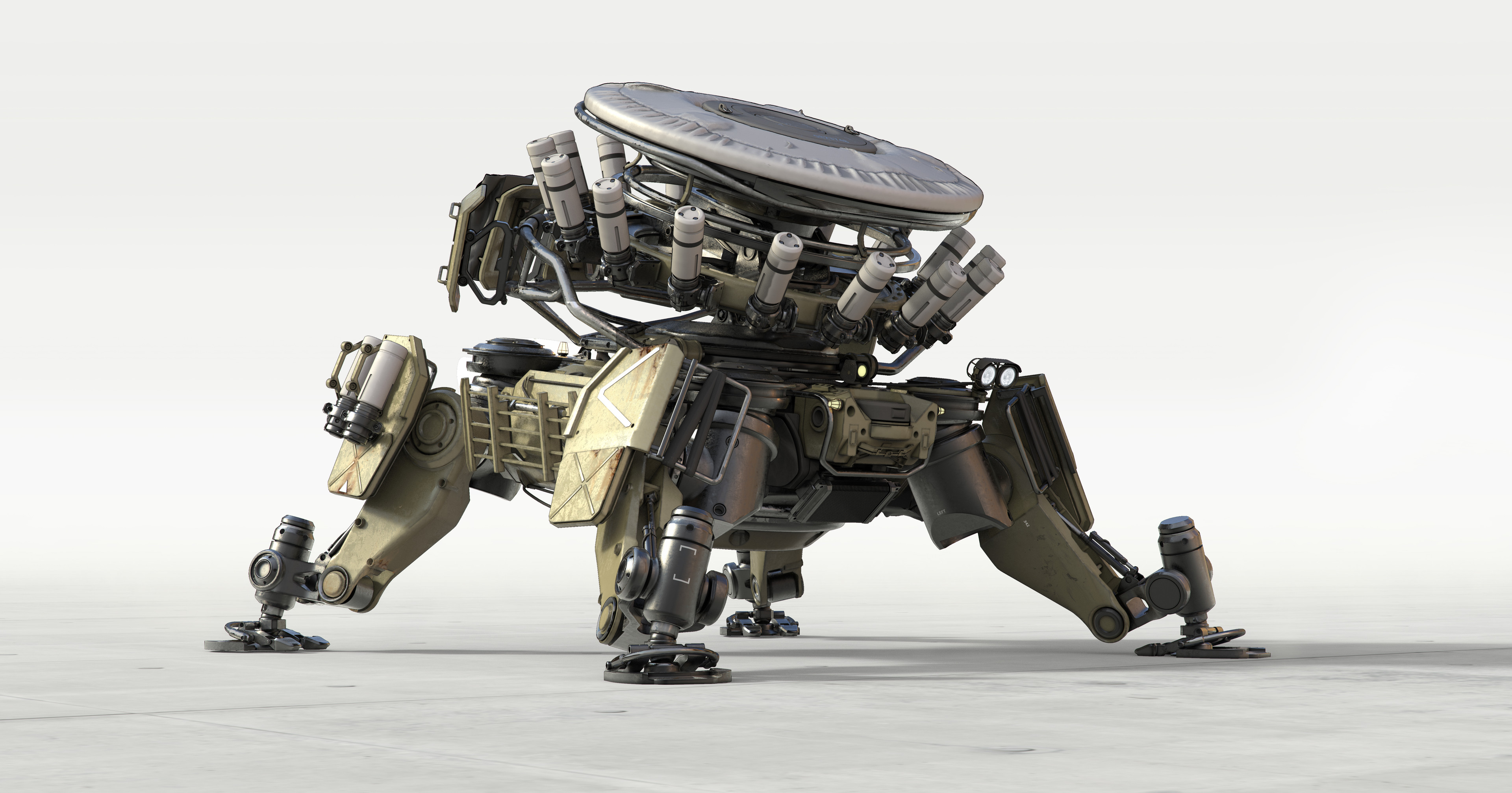 ArtStation Mongoose mech