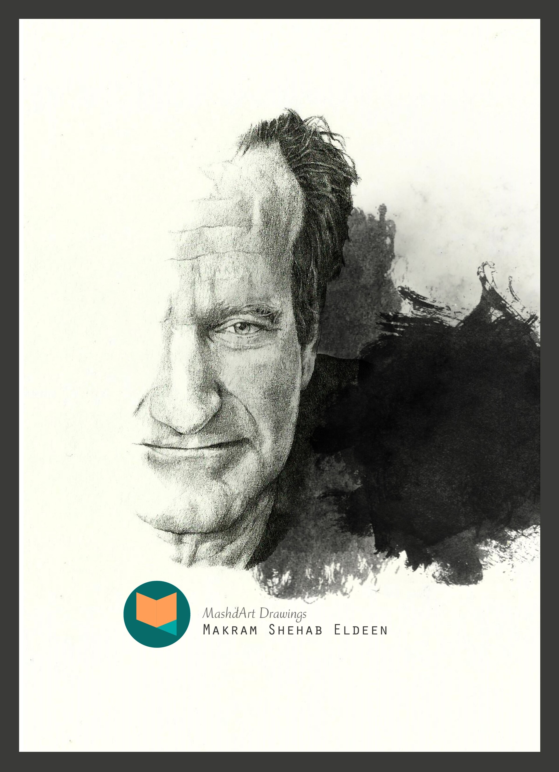 ArtStation  Robin Williams Portrait Pencil Drawing Inspirational Fan Art  Comedy