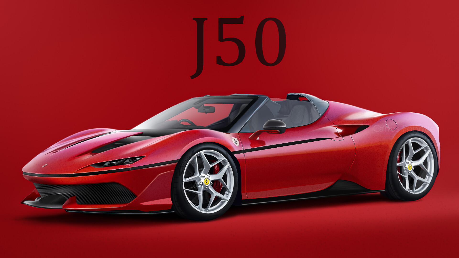 Ferrari j50 с крышей