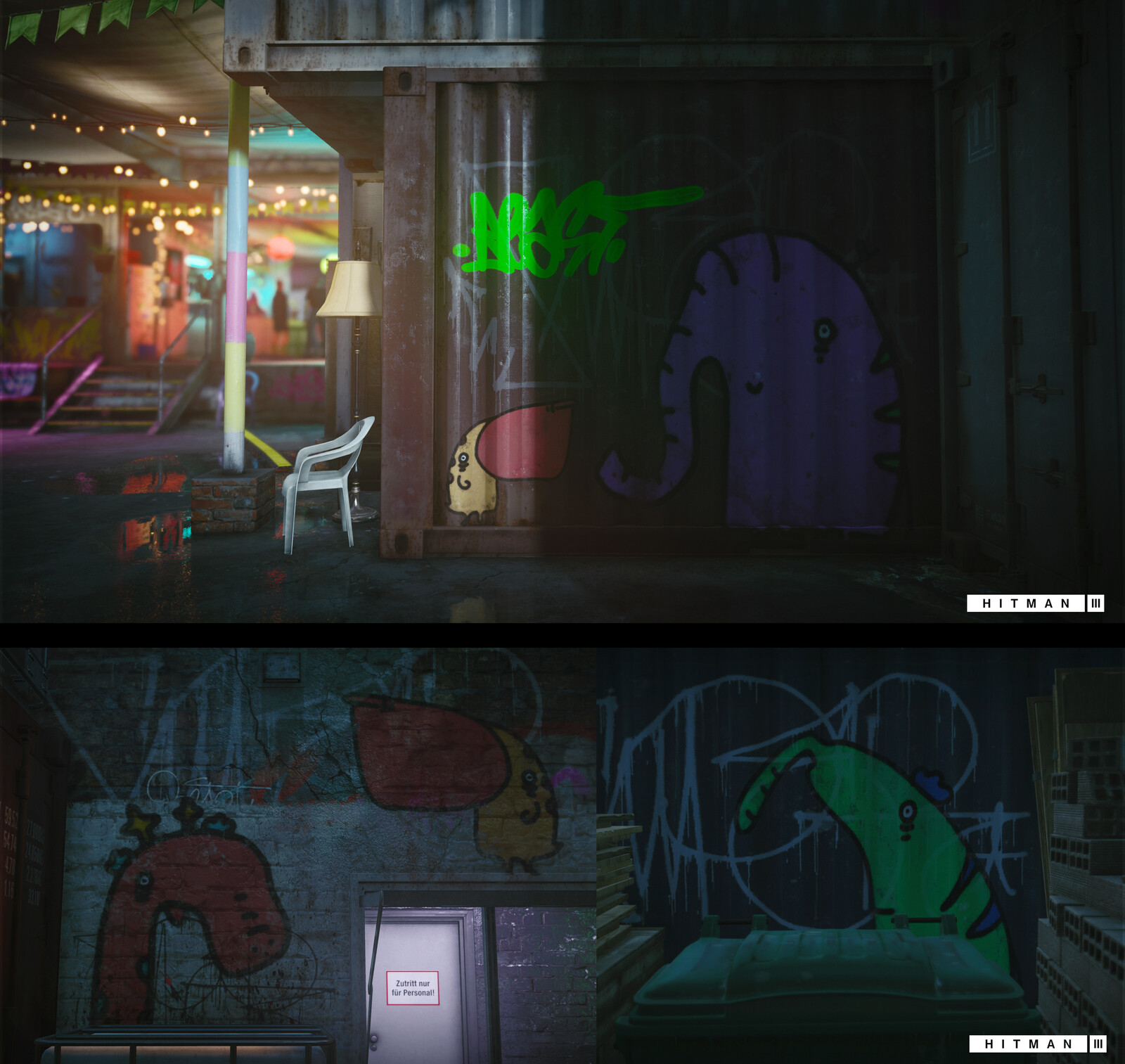 Also got the privilege to make some fancy graffiti animals