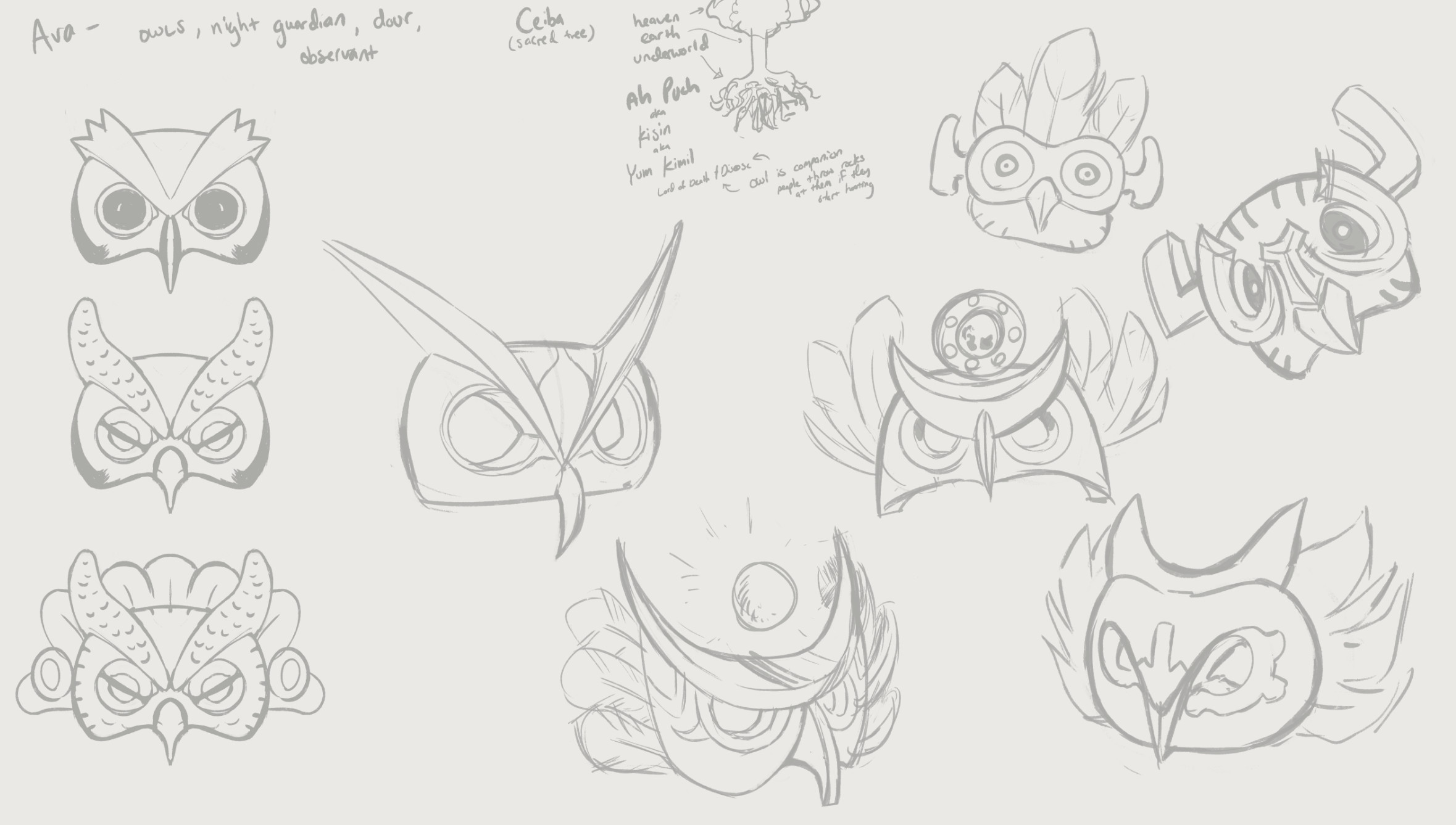 mask style exploration. Sketching in 3d really helped visualize it here. 
