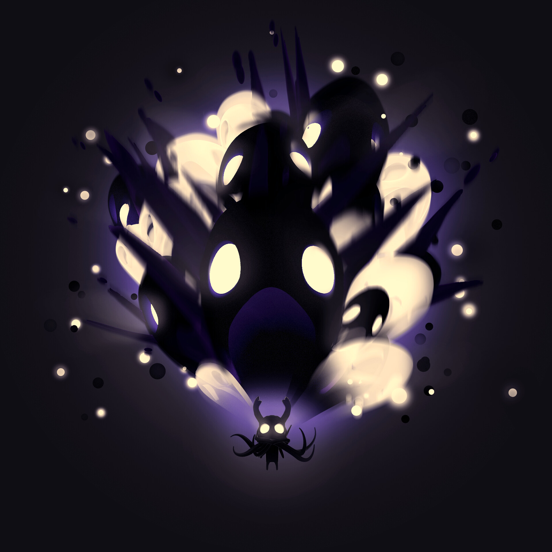 ArtStation - Hollow Knight Fan Art: Abyss Shriek