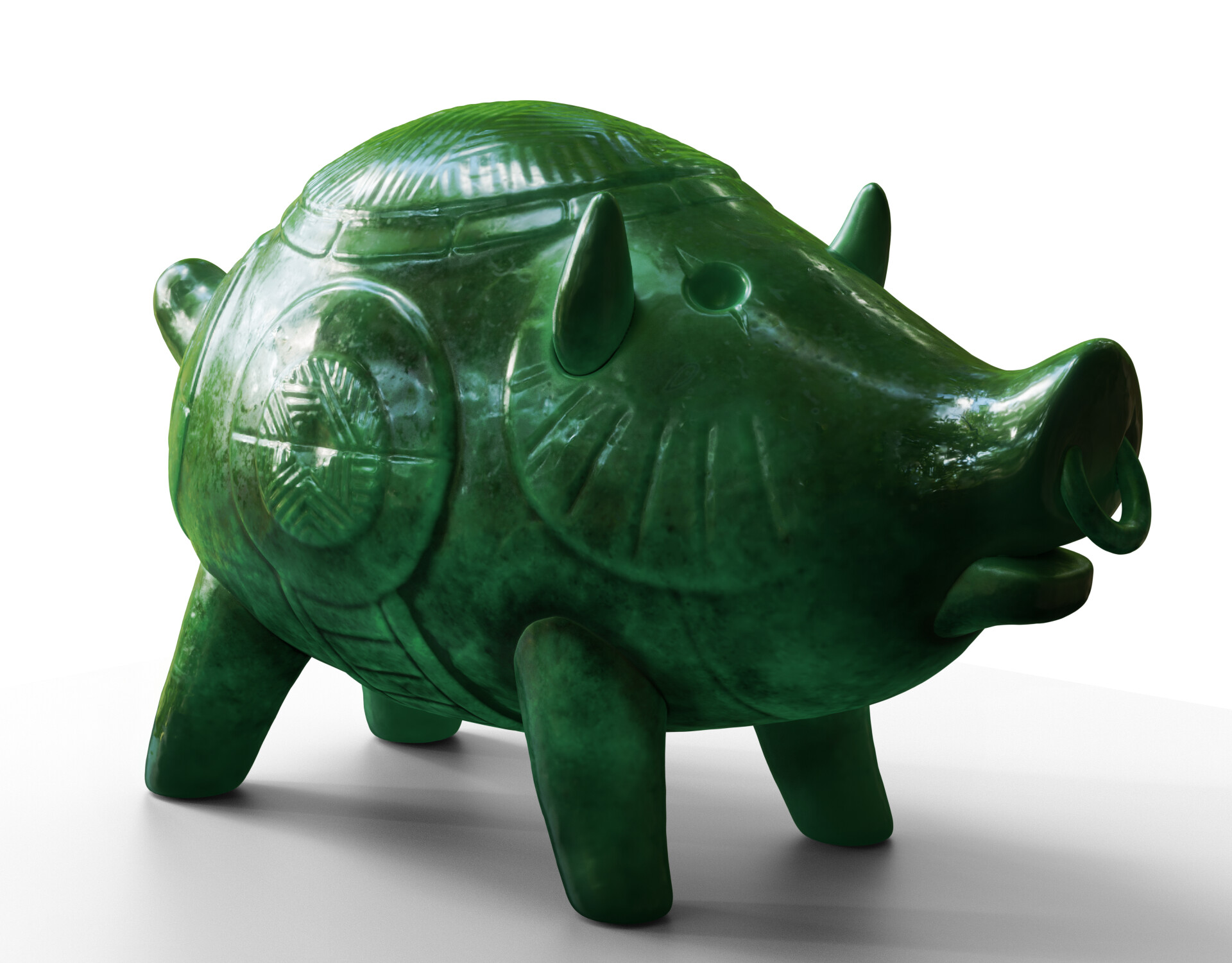 Liam McCue Ancient Pig Statue