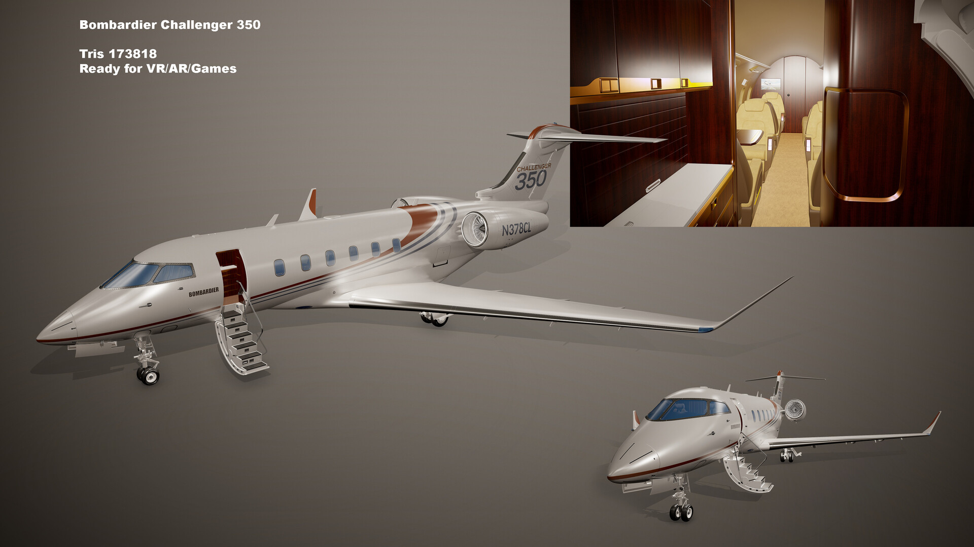 ArtStation Bombardier Challanger 350