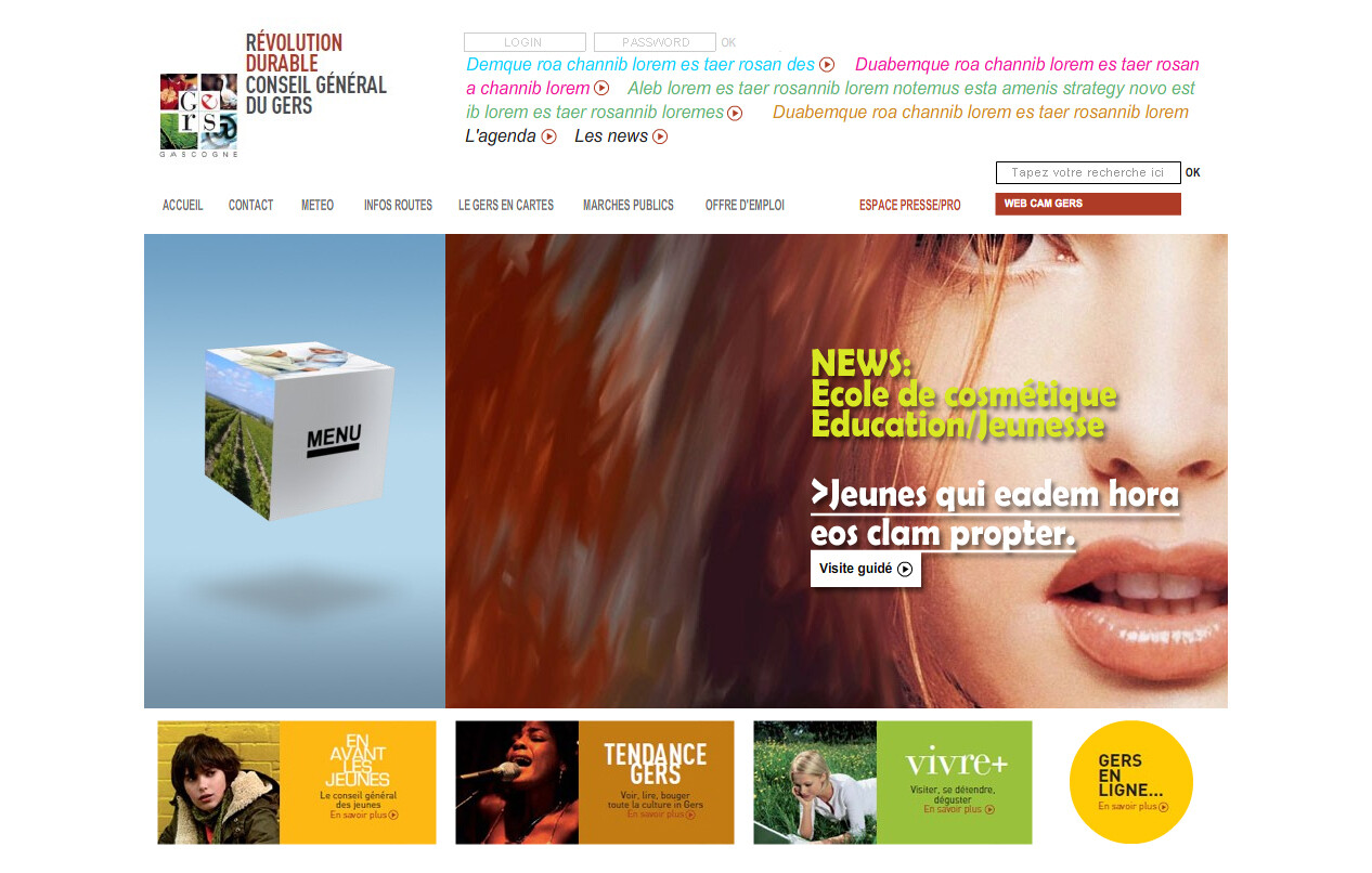 WEB DESIGN - GERS