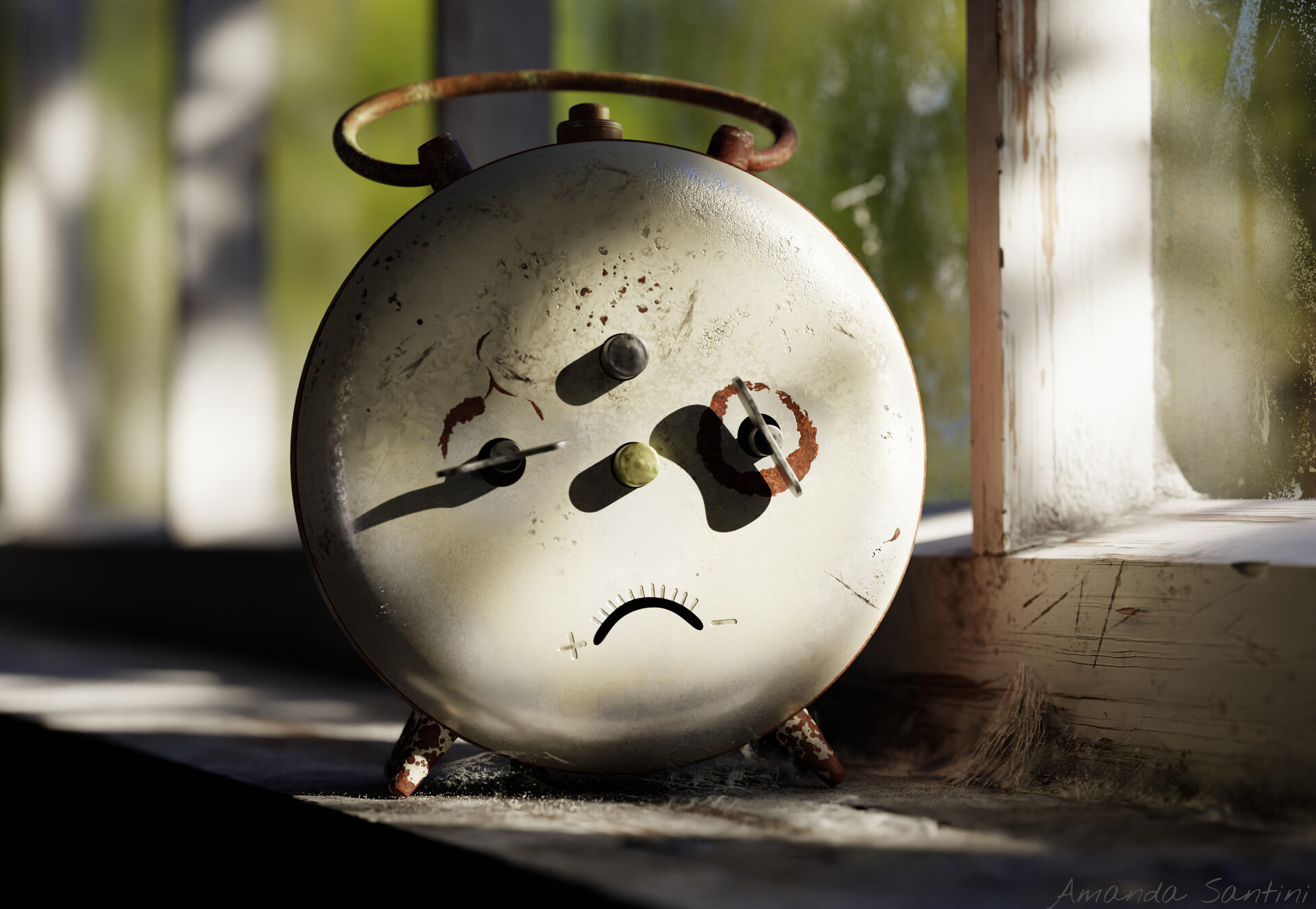 ArtStation Sad Clock