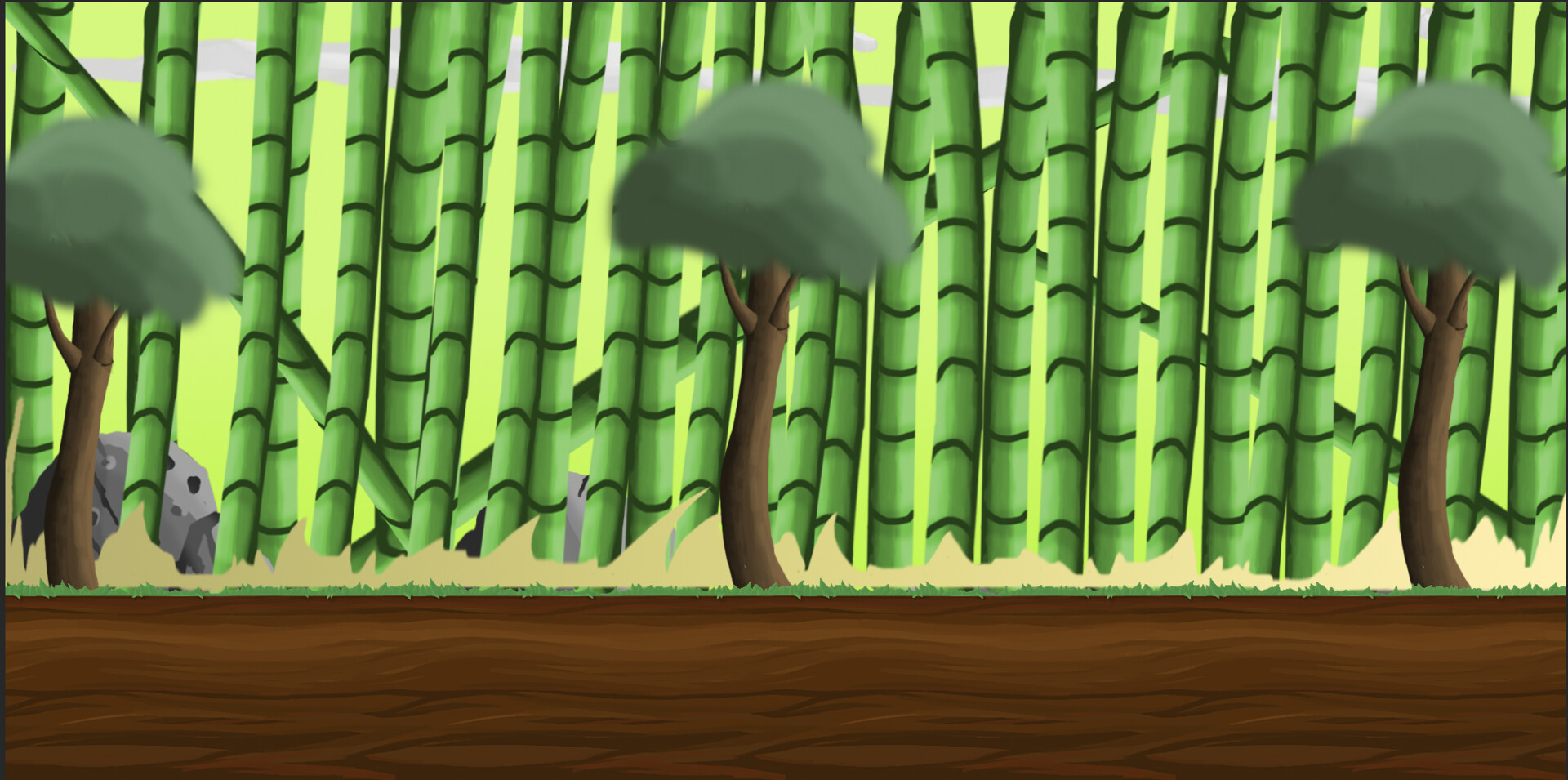 ArtStation - background for 2d flappy bird game