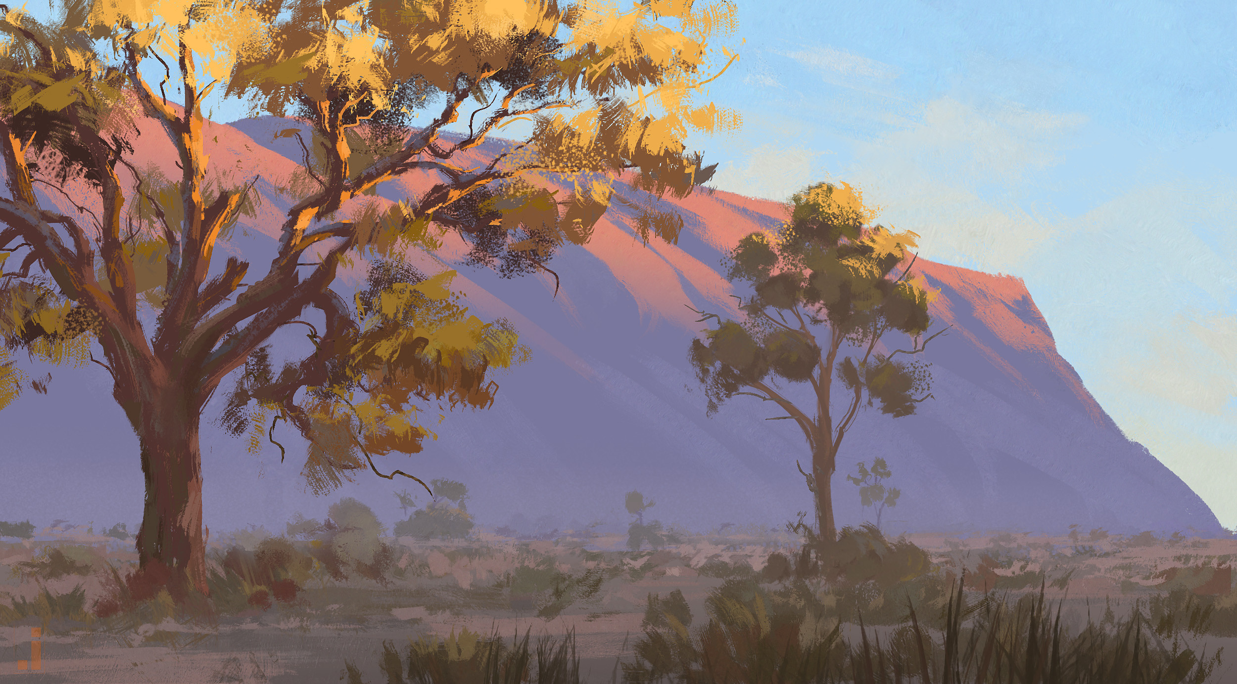 Sketch 02, Uluru
