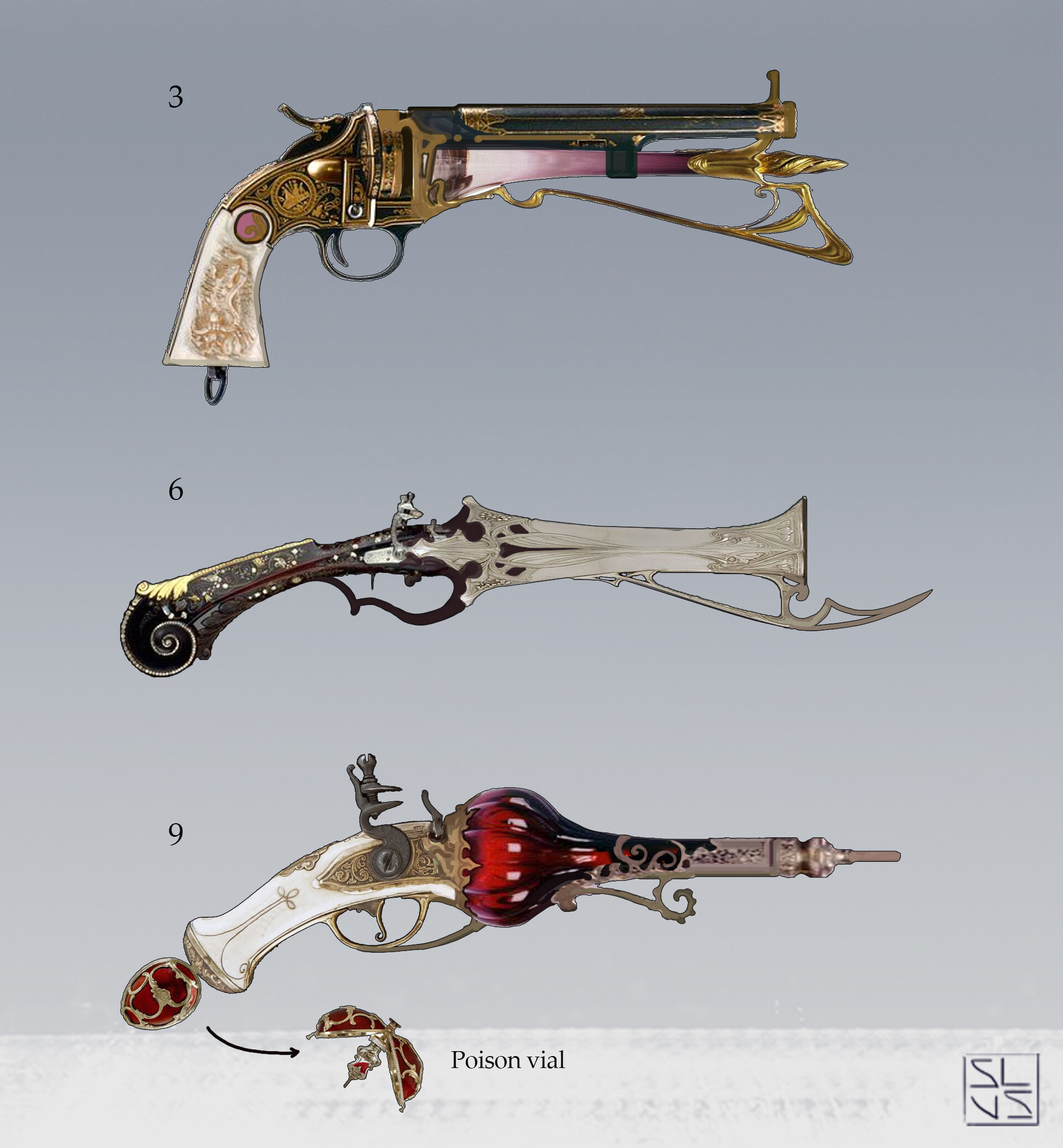 Fantasy firearms