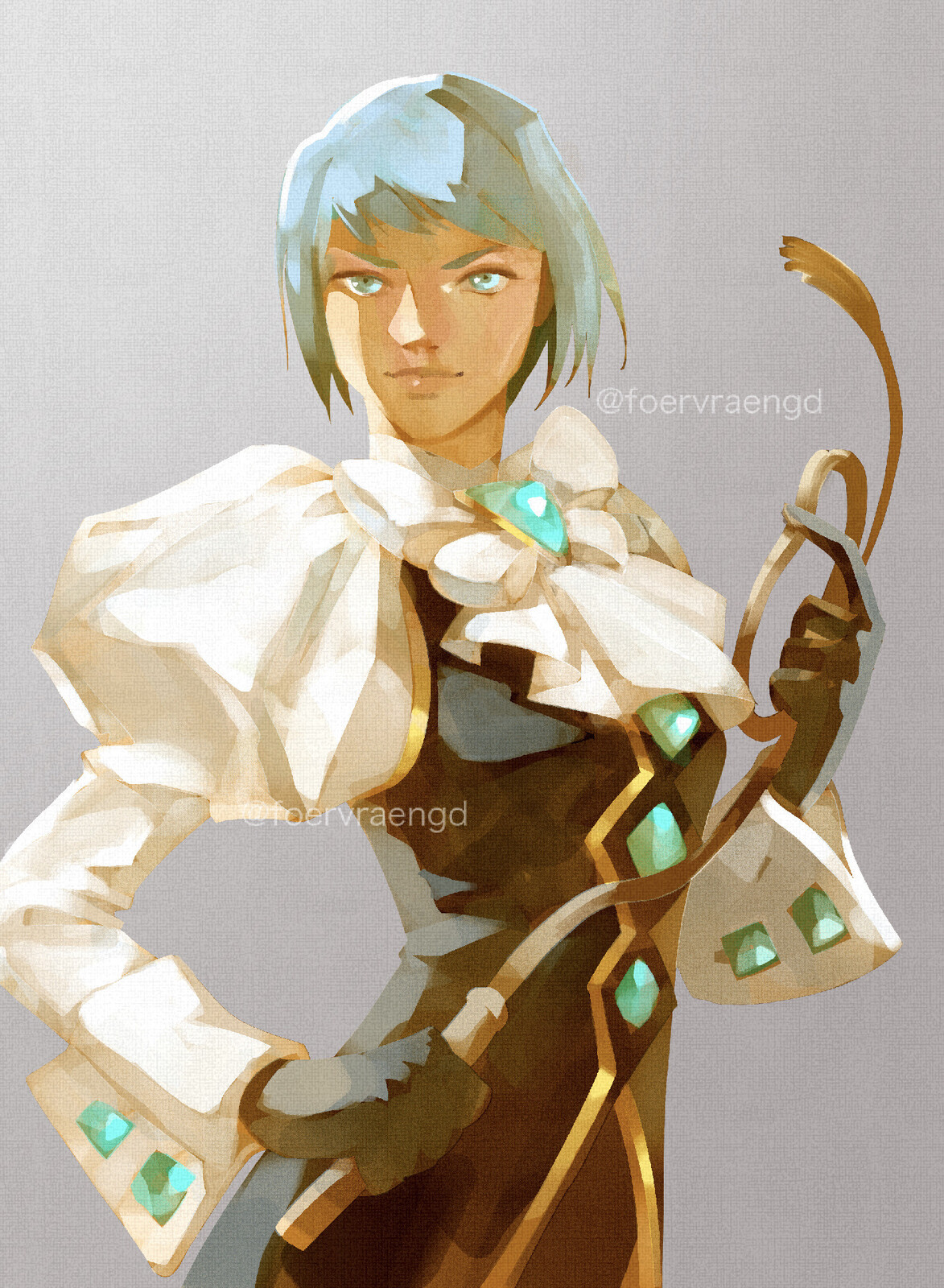 fanart of the character Franziska von Karma from the Ace Attorney game series.
