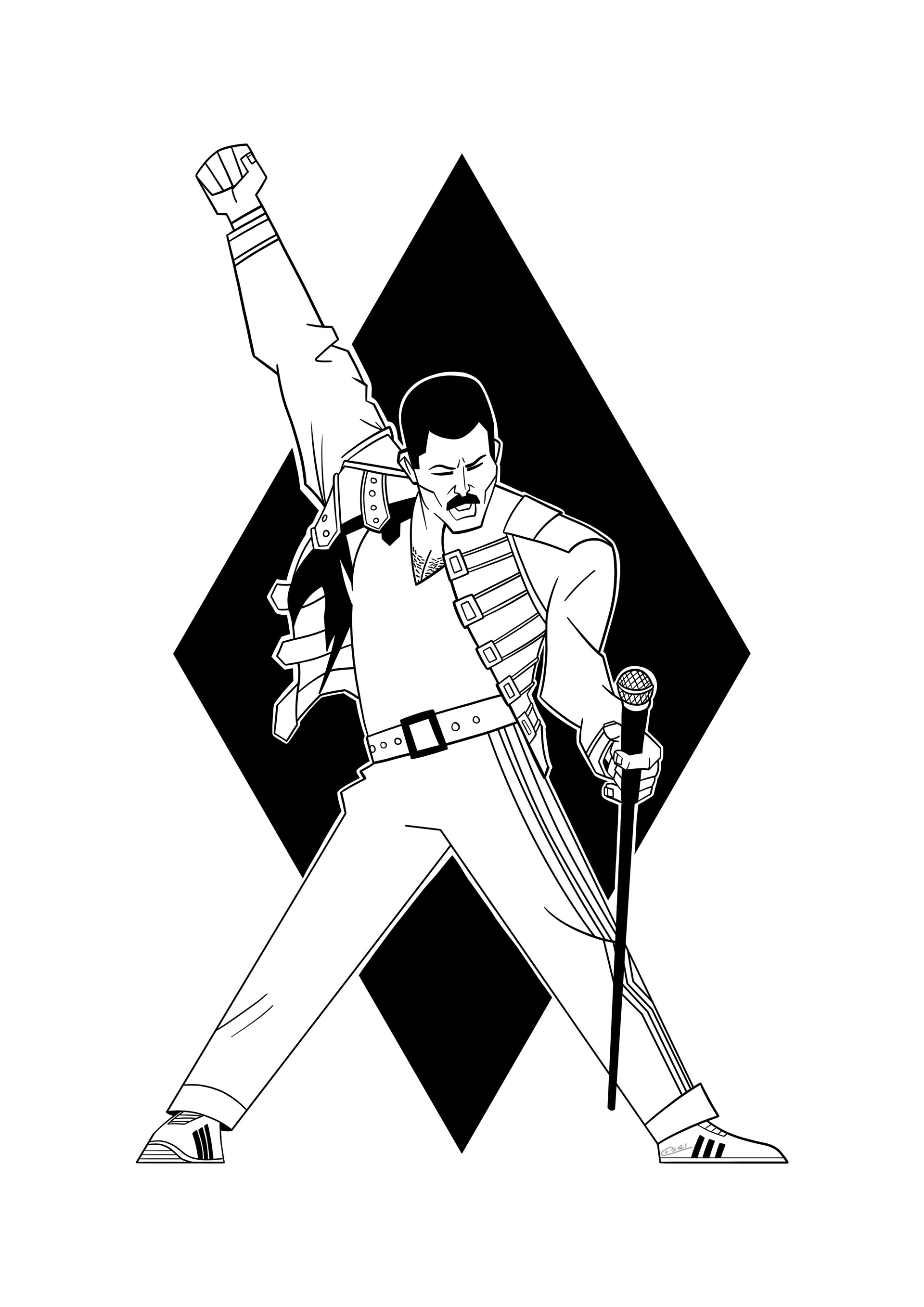ArtStation - Freddie Mercury