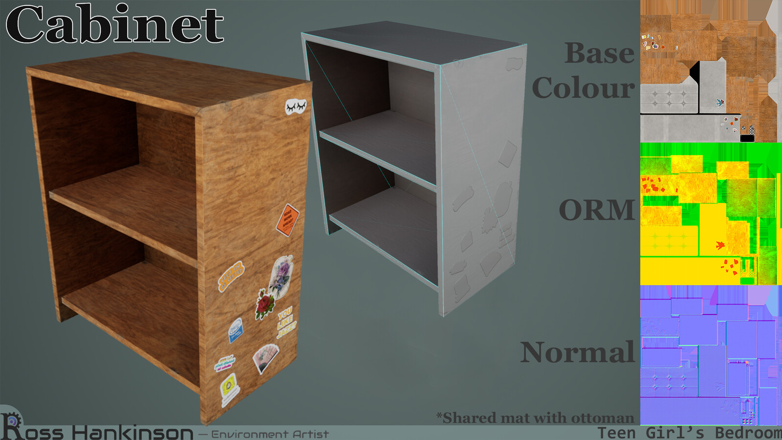 Cabinet - 4k Shared Texture Set - 58 Tris
