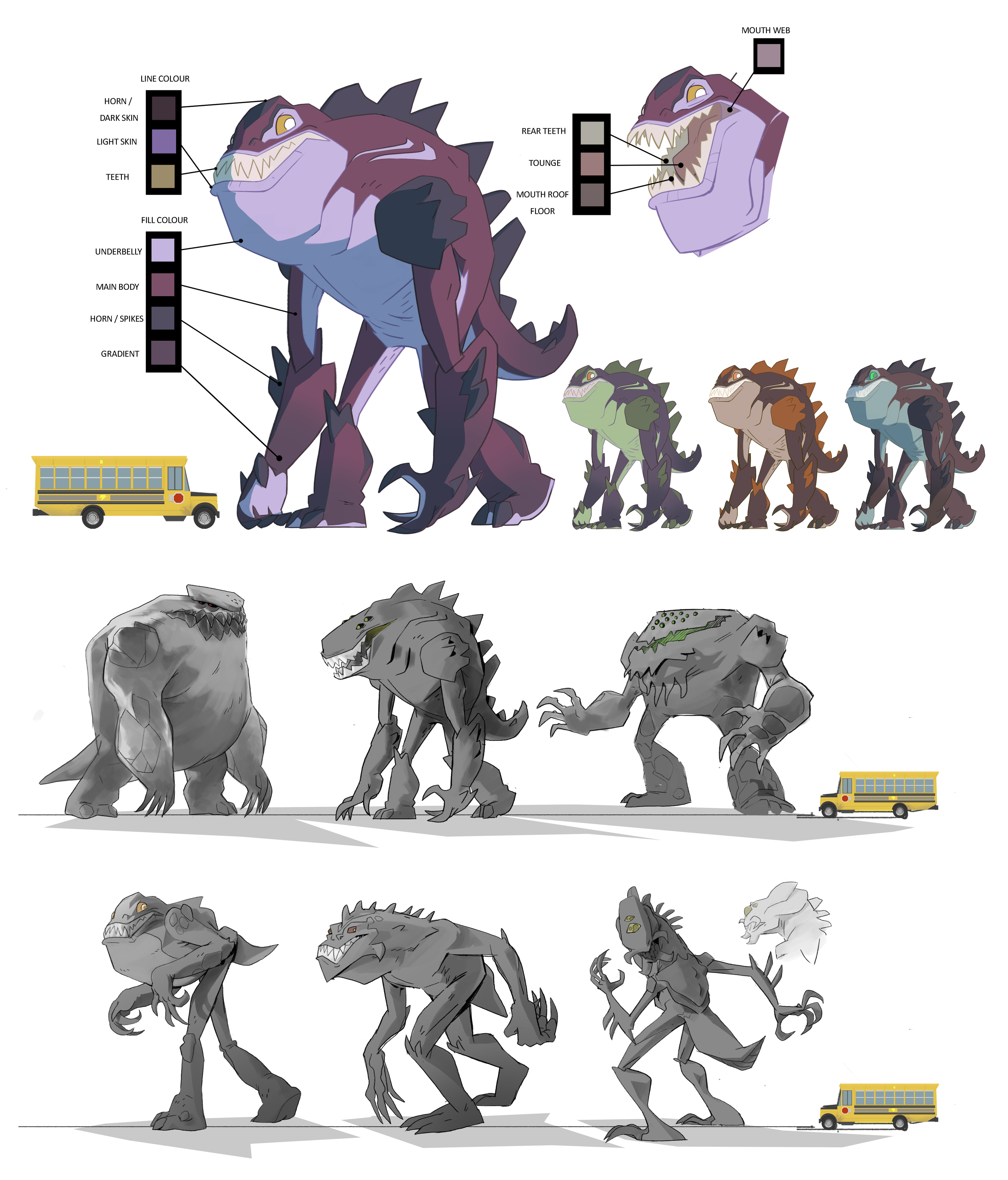 Bus Monster and early concepts