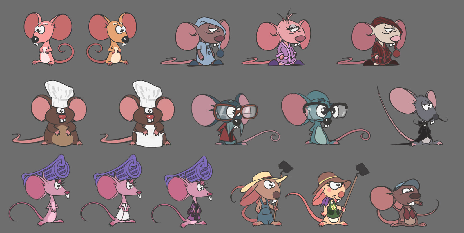 Mouse Character Concepts