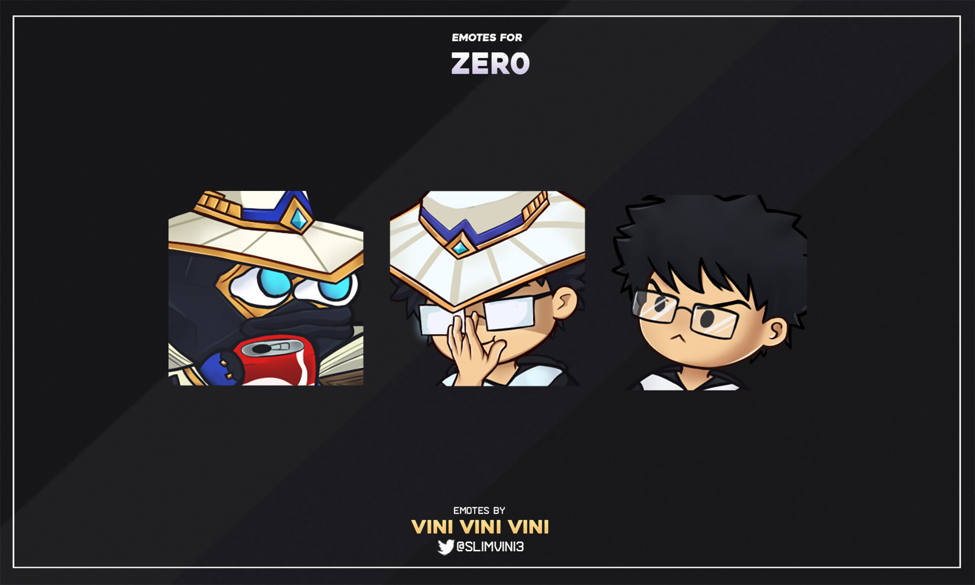 Vini Vini Vini - ALL twitch emotes and badges 2020