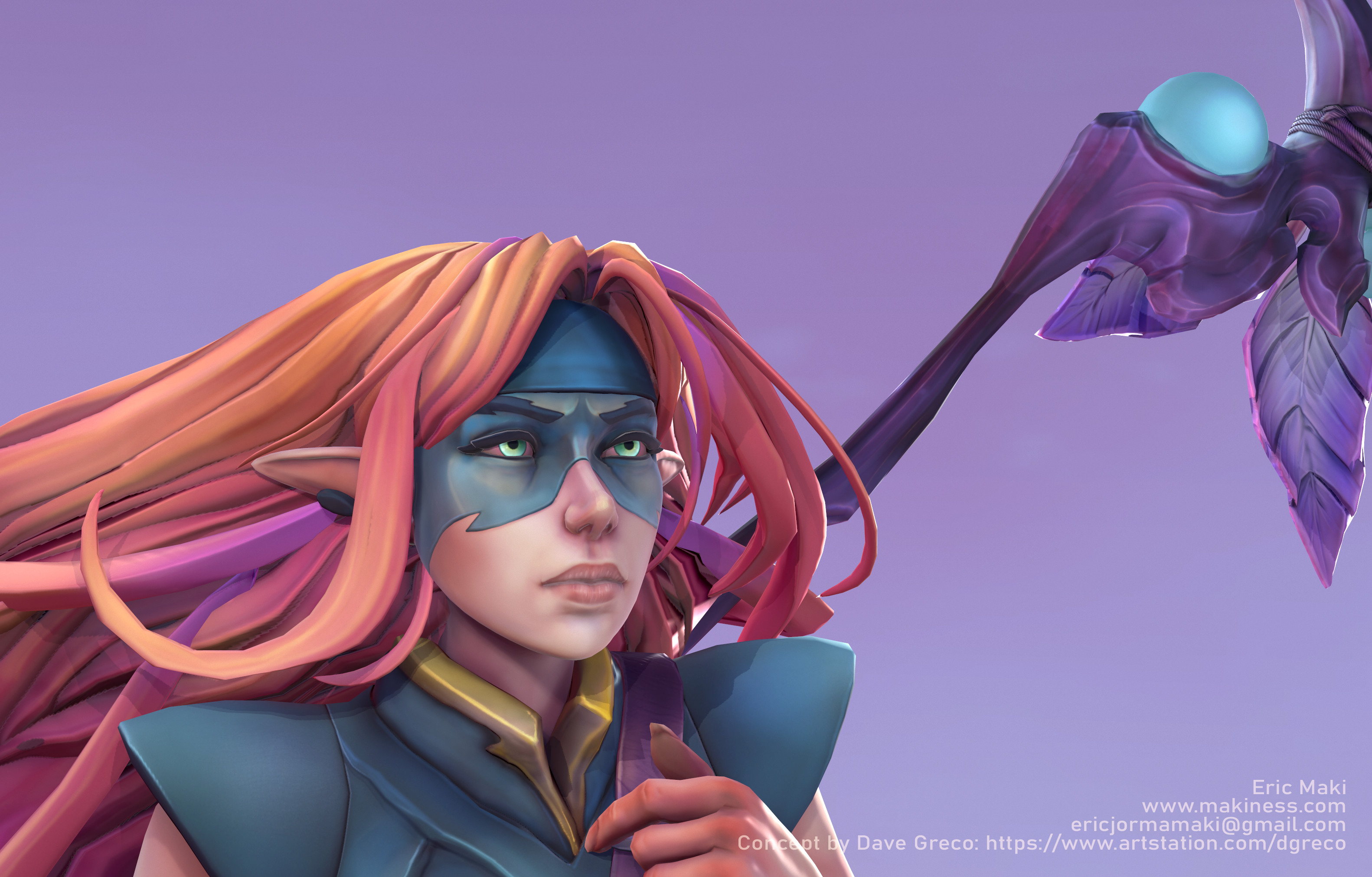Real-time render in Marmoset Toolbag