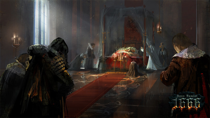 AD1666 boardgame illustrations