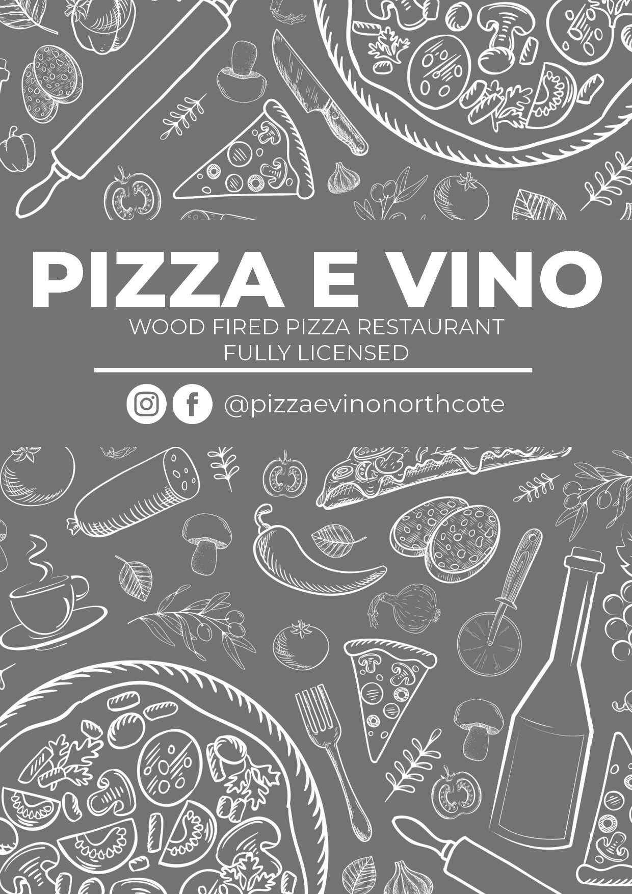 ArtStation Pizza e Vino Northcote Menu