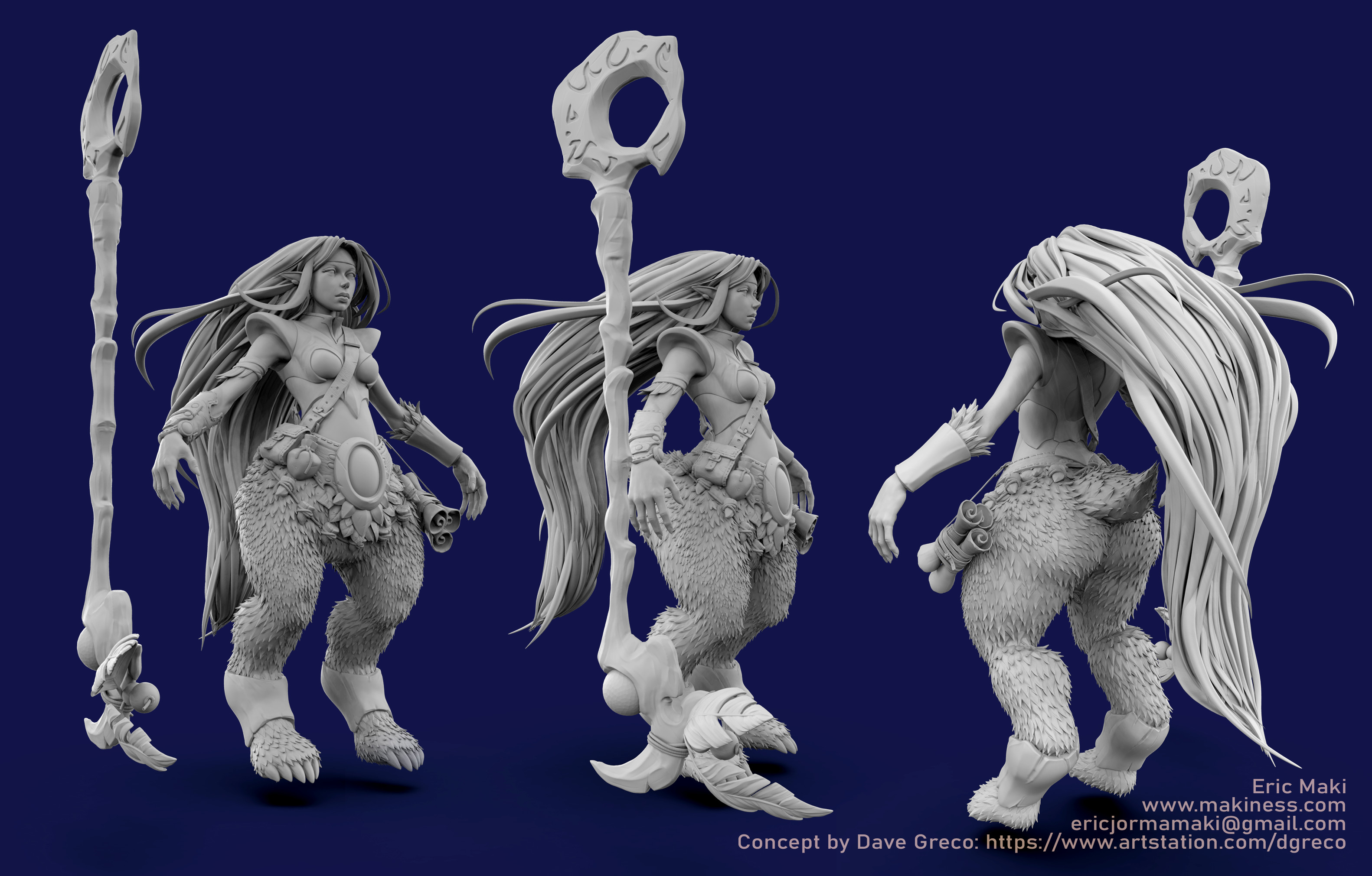 Zbrush model in Keyshot