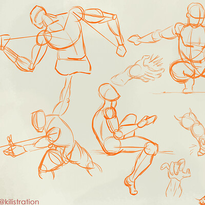 male and female figure drawing