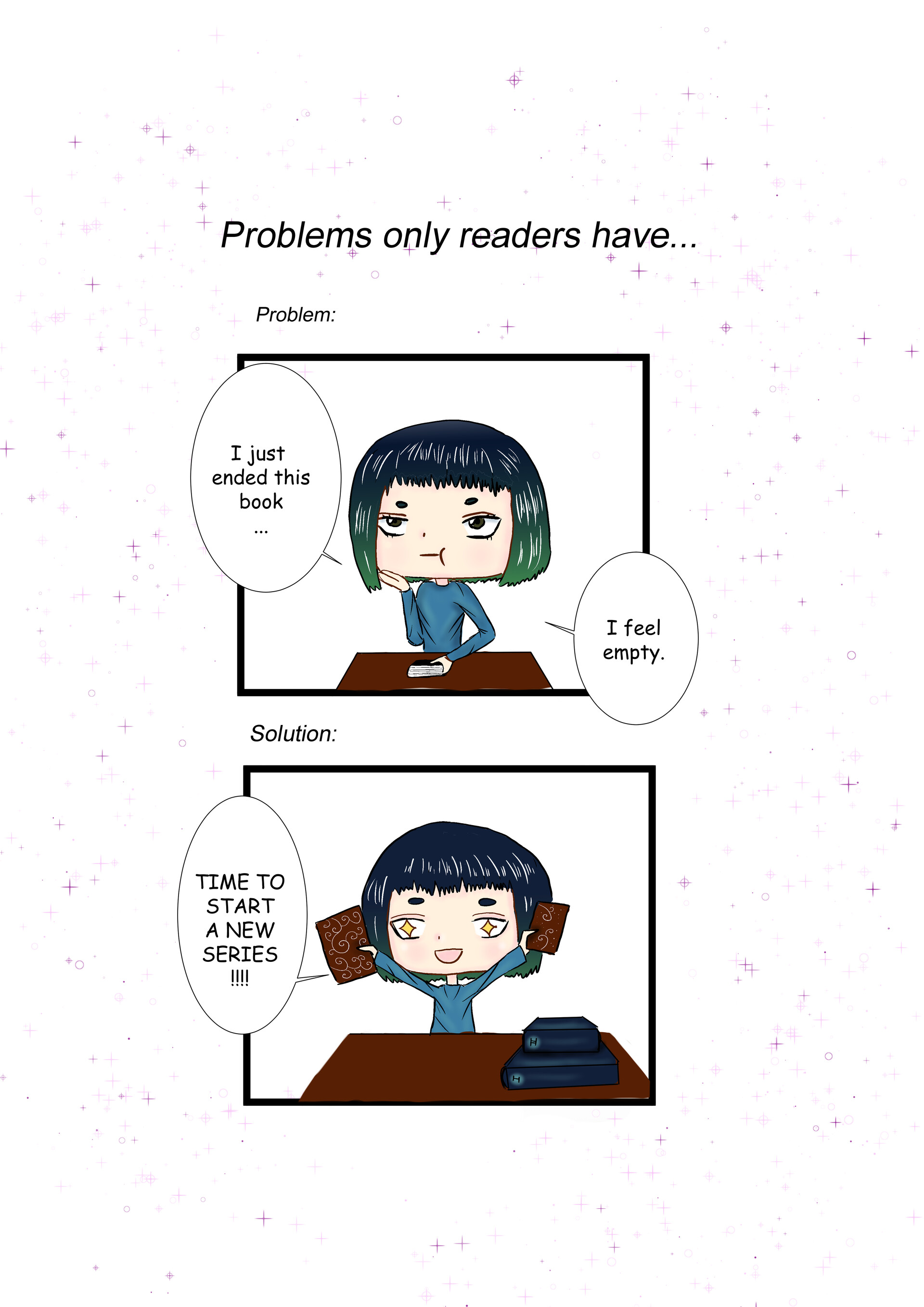 ArtStation - two panel comic