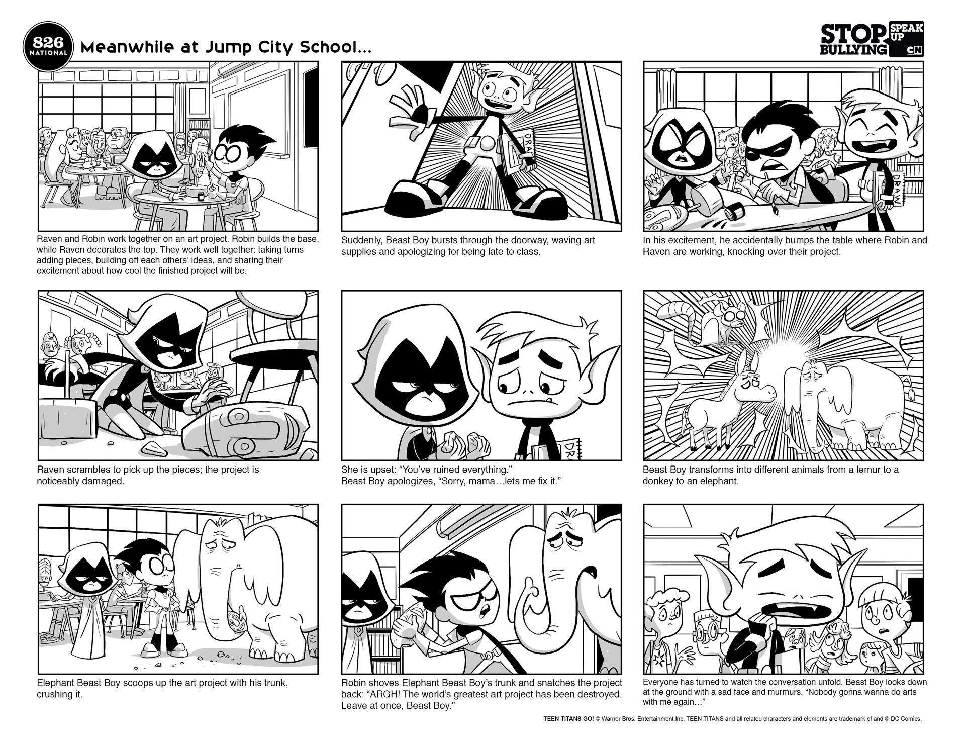 Dawud Anyabwile - Cartoon Network: Stop Bullying Campaign Storyboards