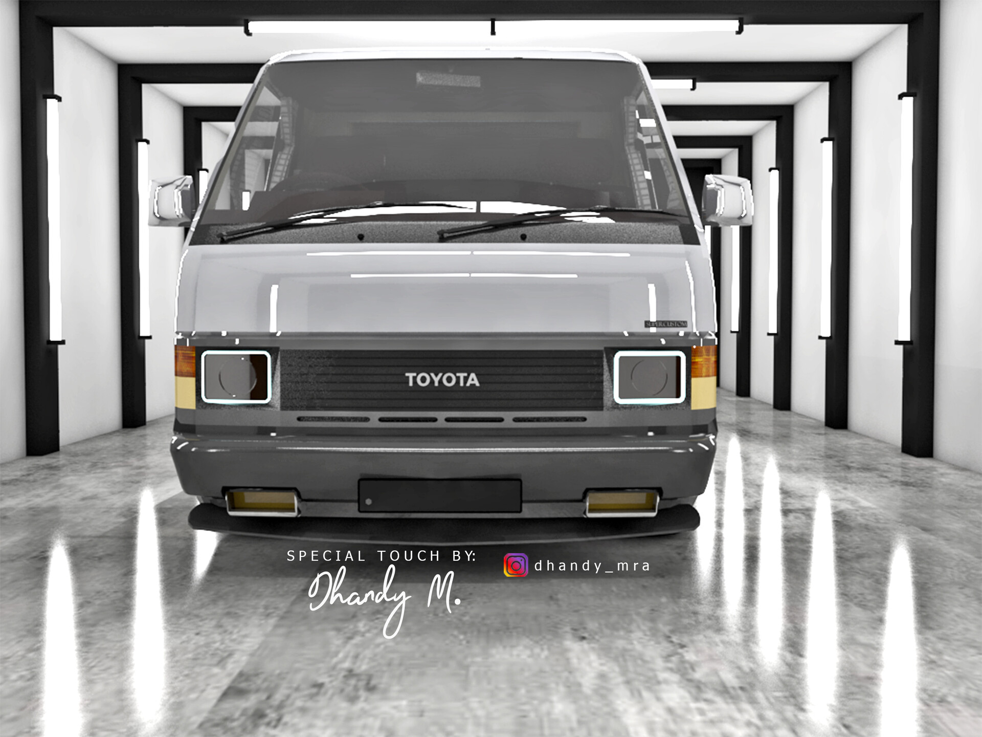 toyota hiace custom van
