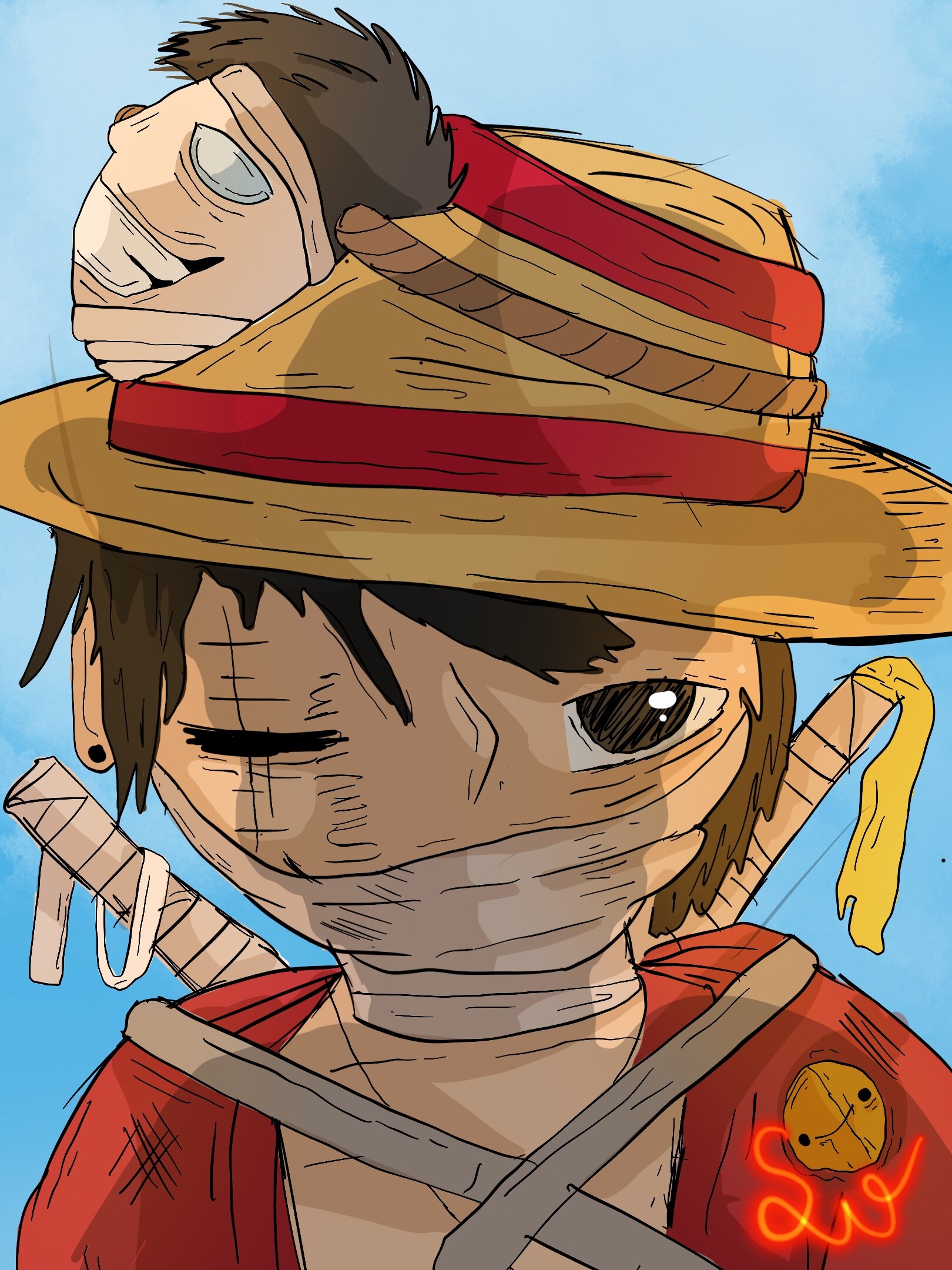ArtStation - Luffy Katana