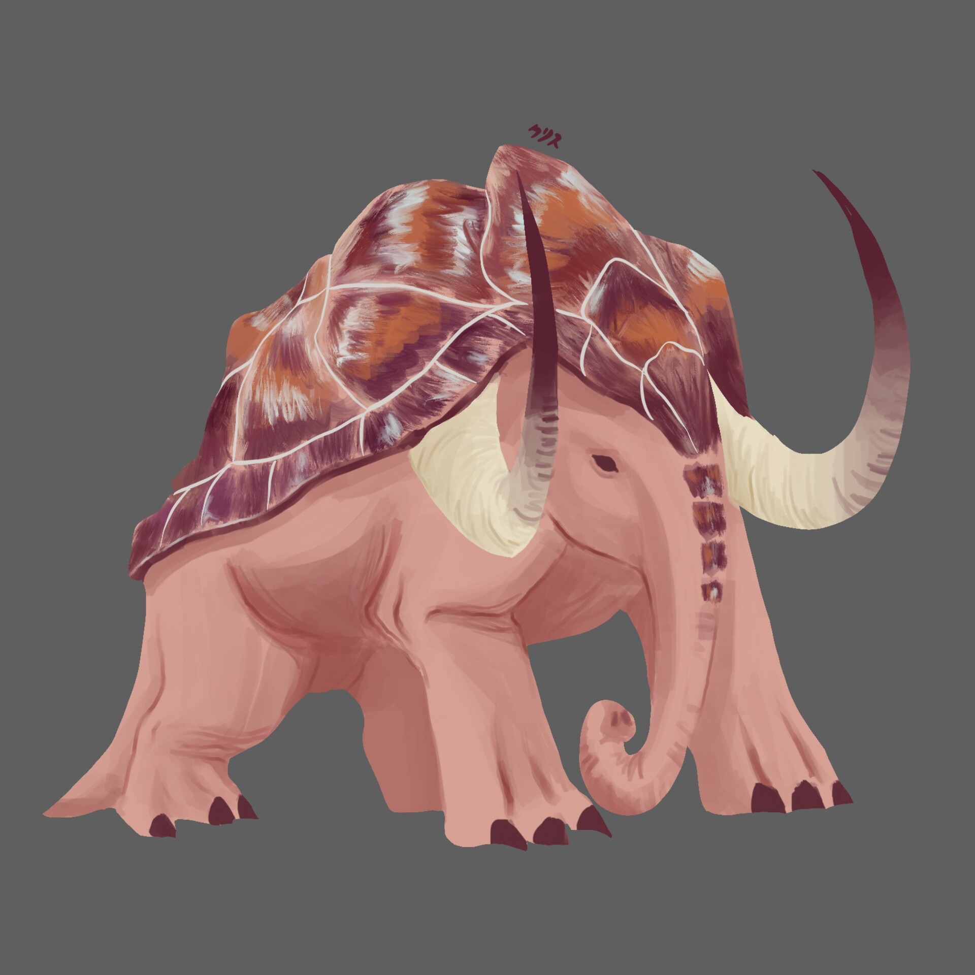 ArtStation Elephant turtle creatuanary day 29