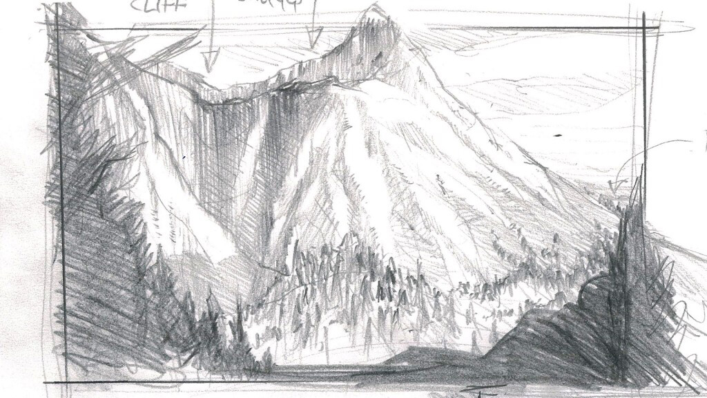 Initial storyboard sketch