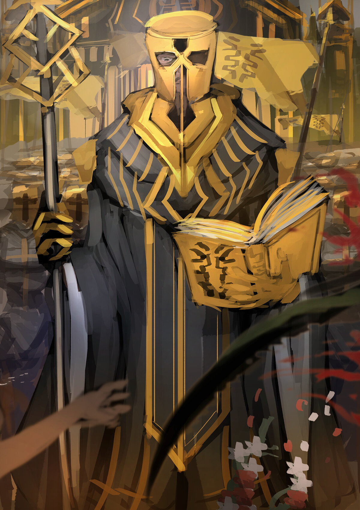 ArtStation Enemy Human The Golden Crusader