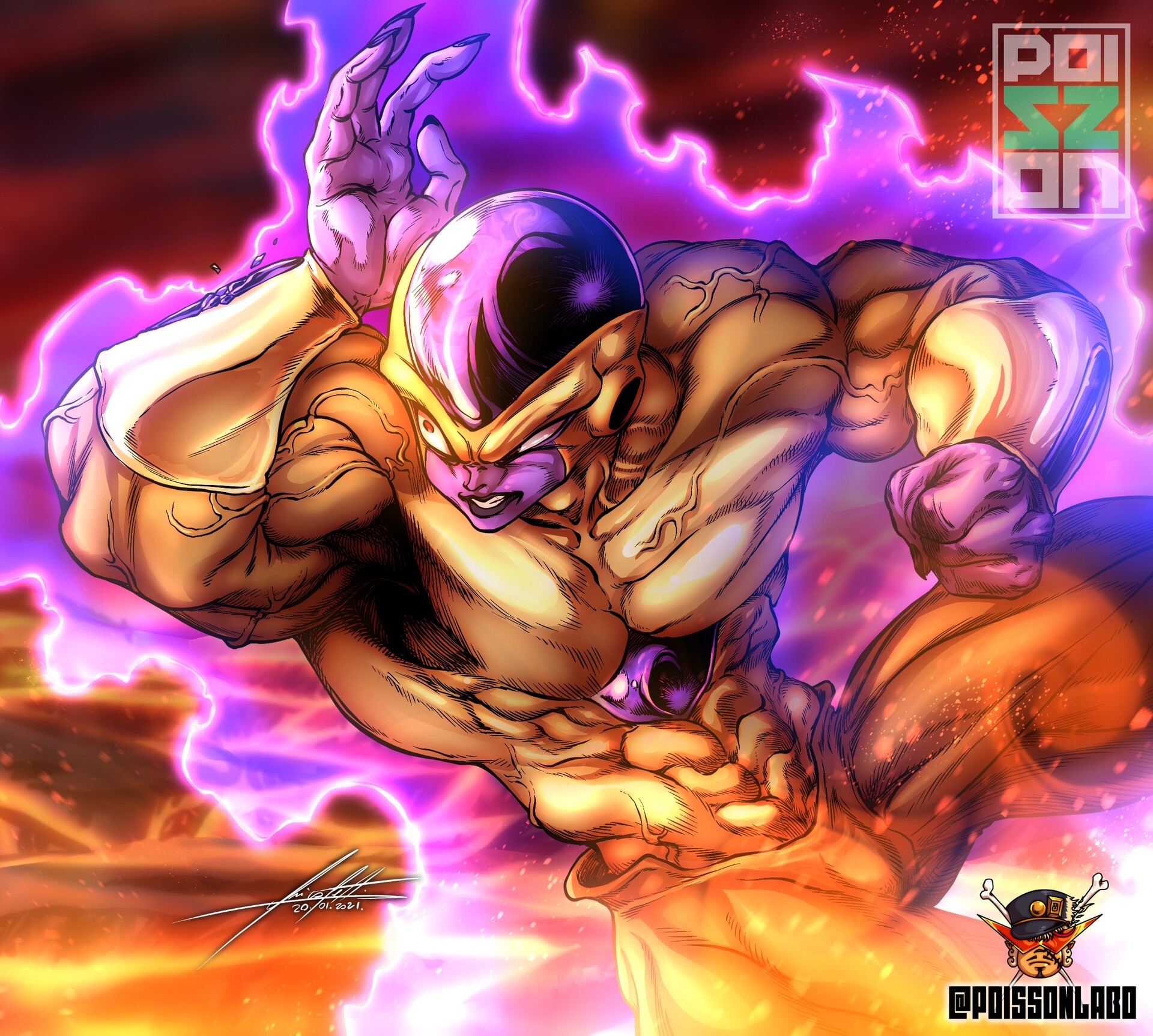 ArtStation - FanArt Freeza DBZ