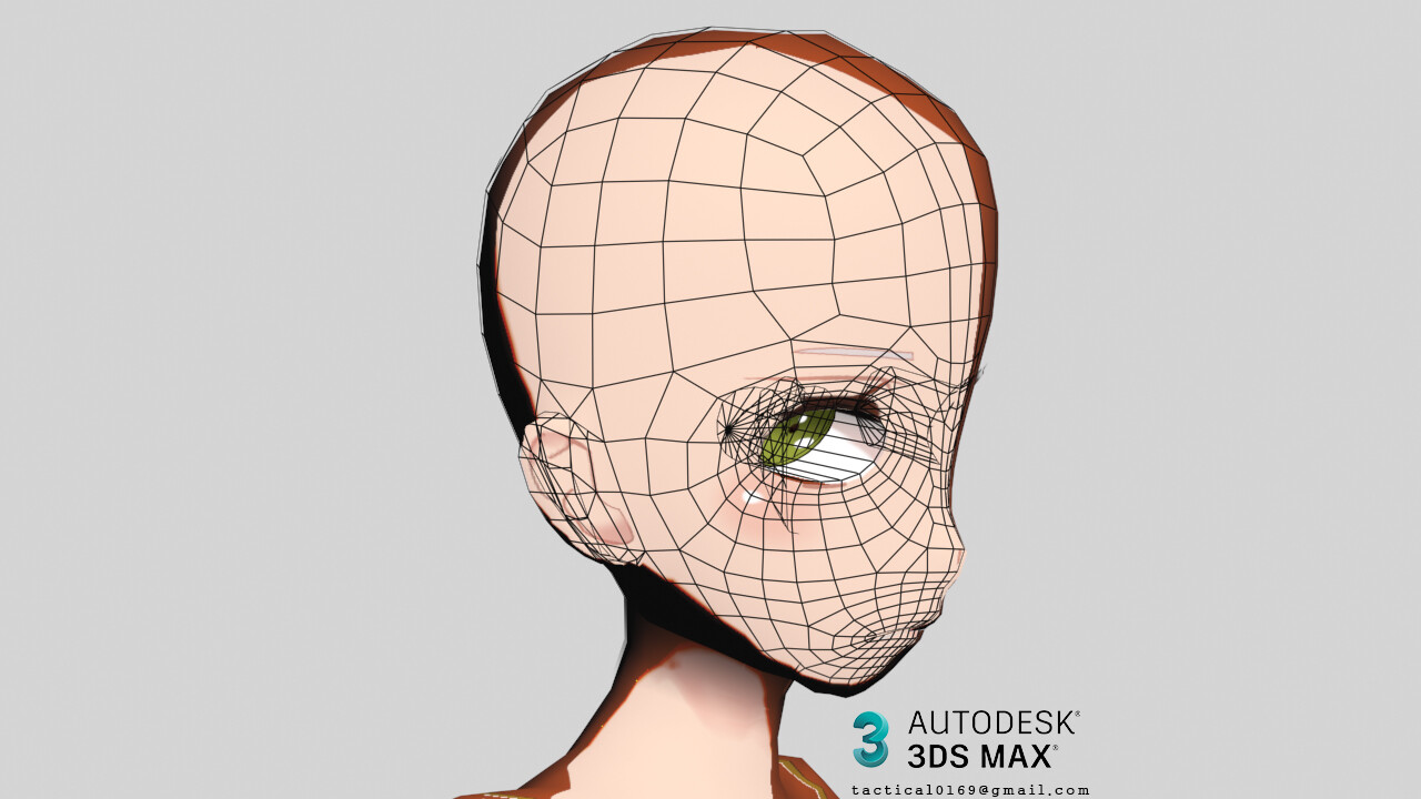 ArtStation - 3ds max 2D render material(Normal map applied)