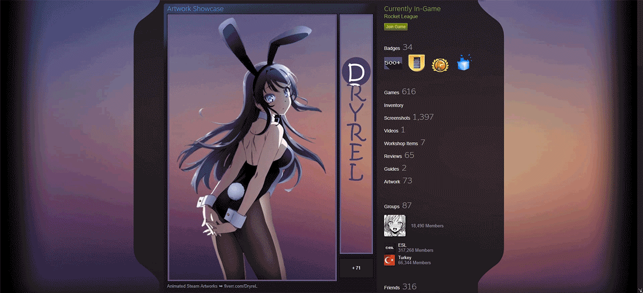 Steam's new default background :: Artwork Profiles