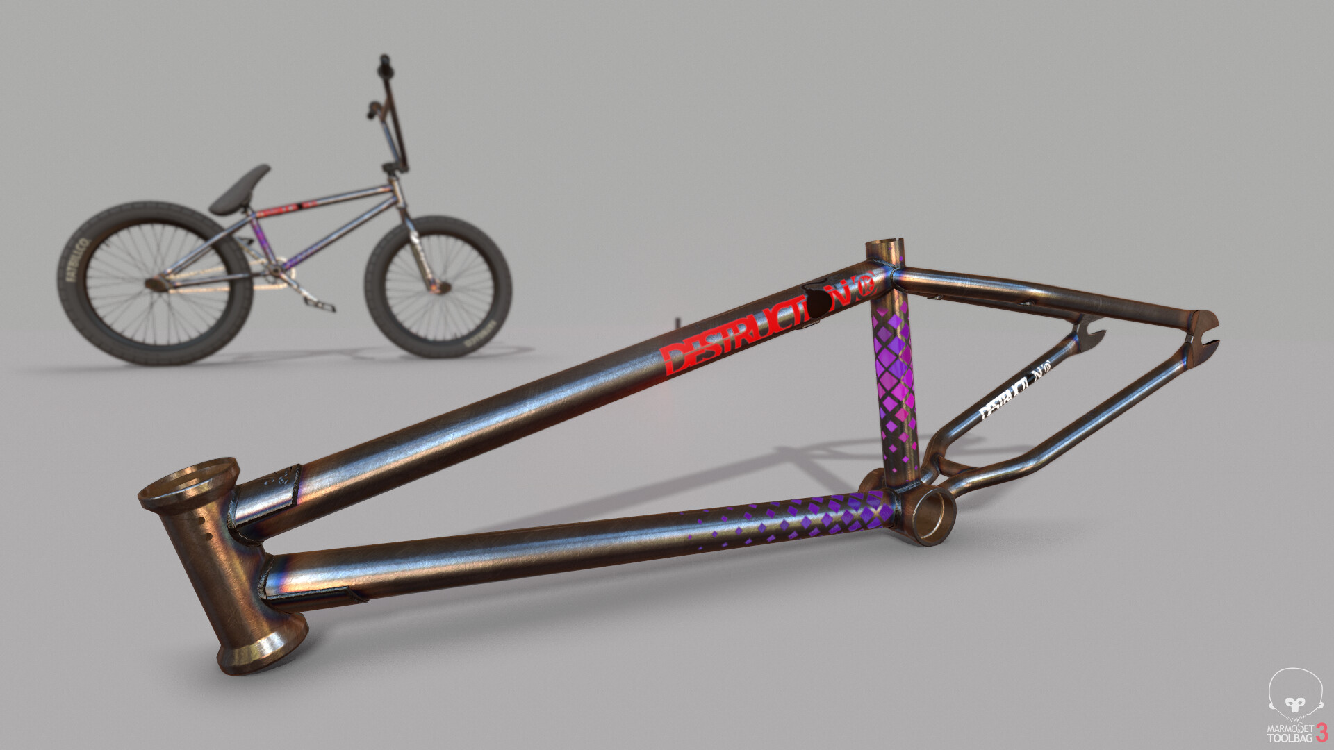 Oil slick hotsell fatboy bmx