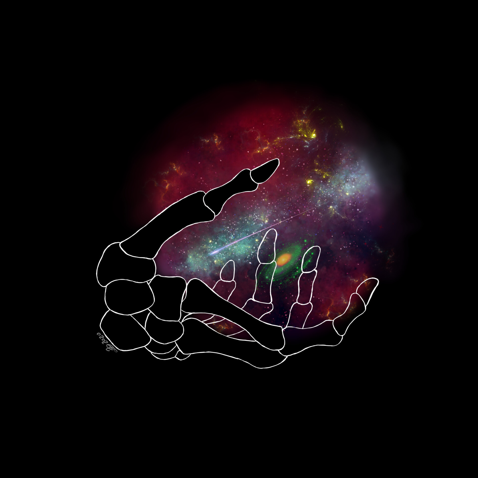 ArtStation Life in death's hand