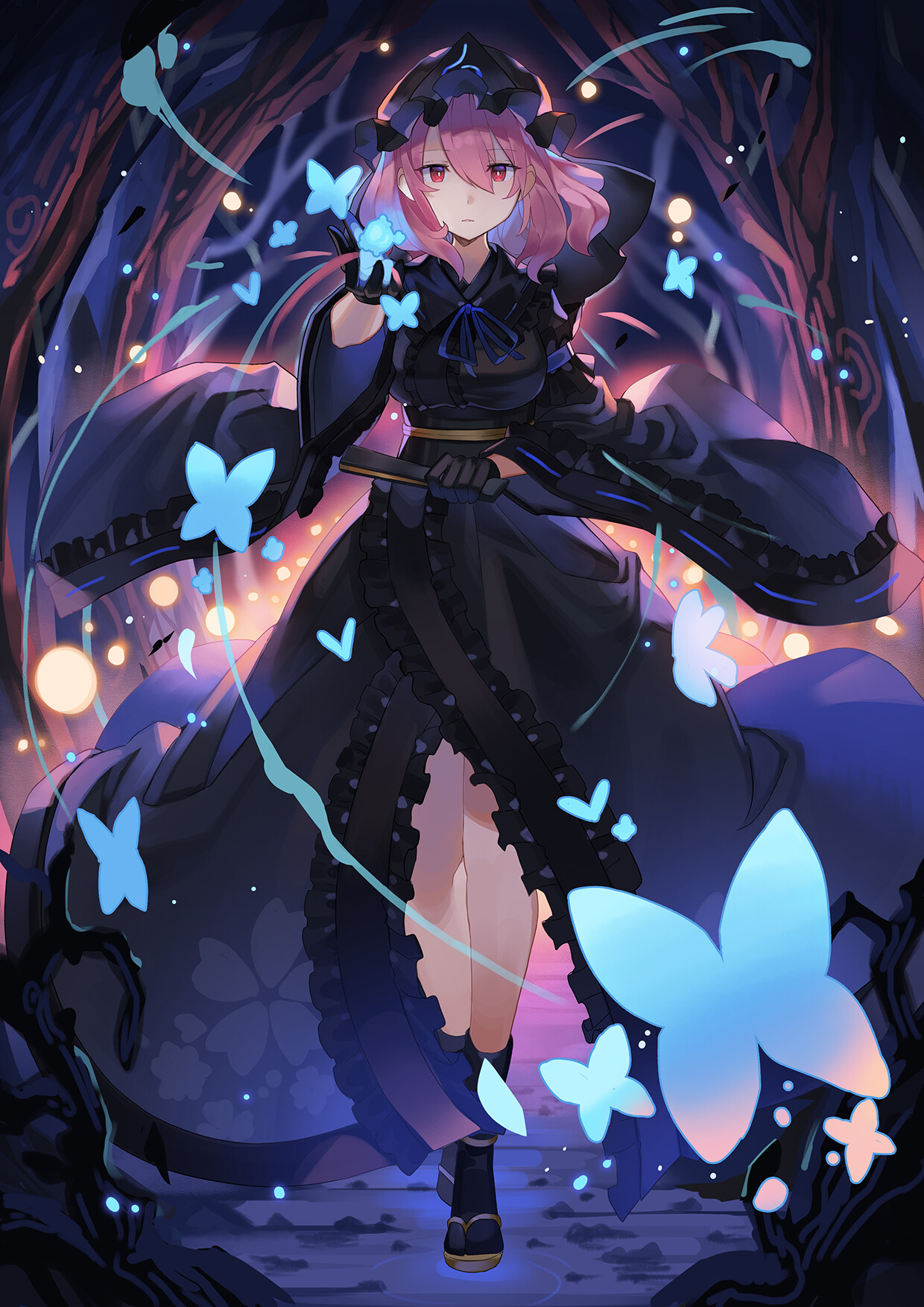 中古】(本体B/箱B)東方プロジェクト 1/8 西行寺幽々子 -Ver.2