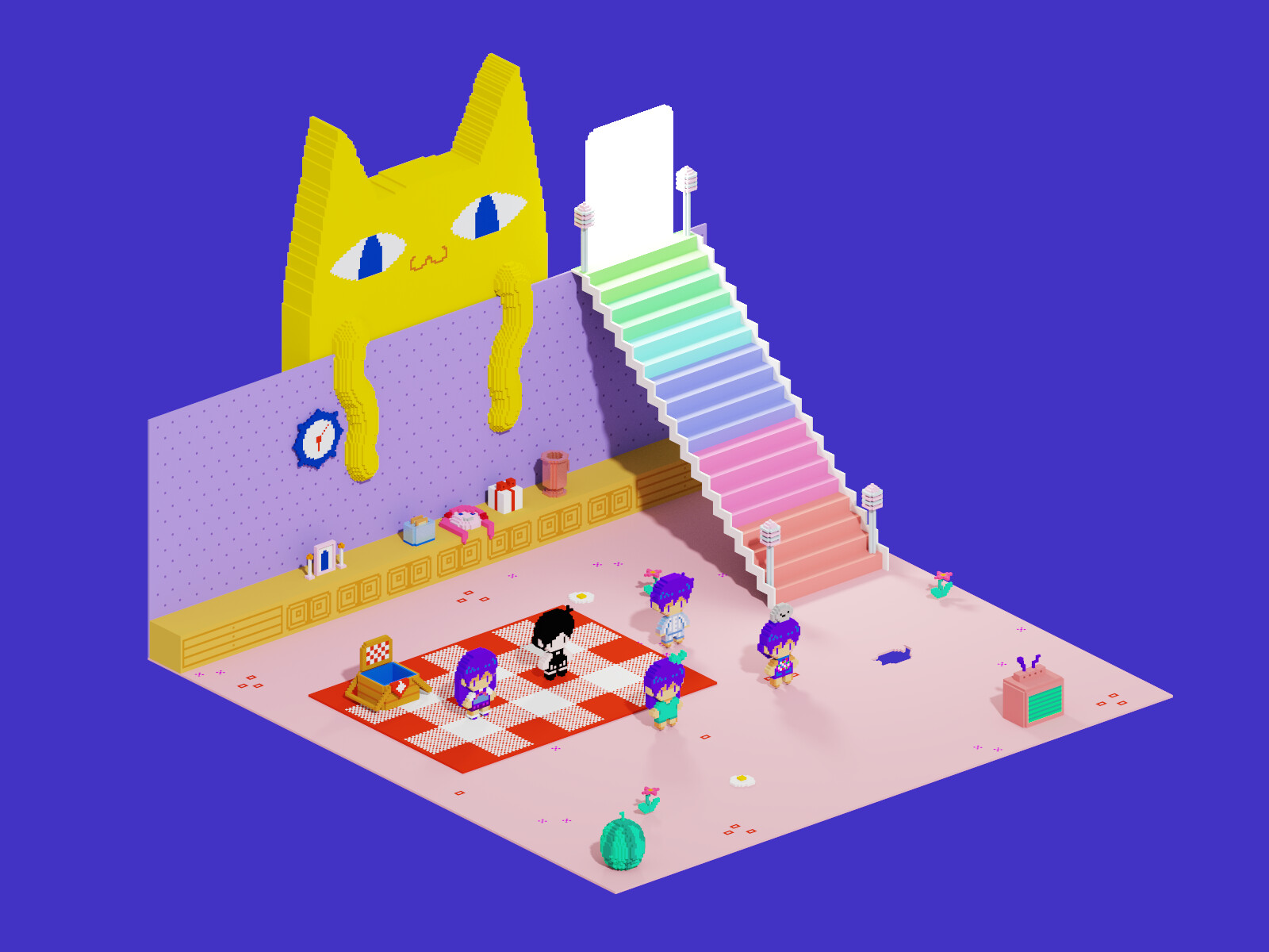 Artstation Voxel Omori Vida Foruzan A collection of the top 30 pixel art wallpapers and backgrounds available for download for free. artstation
