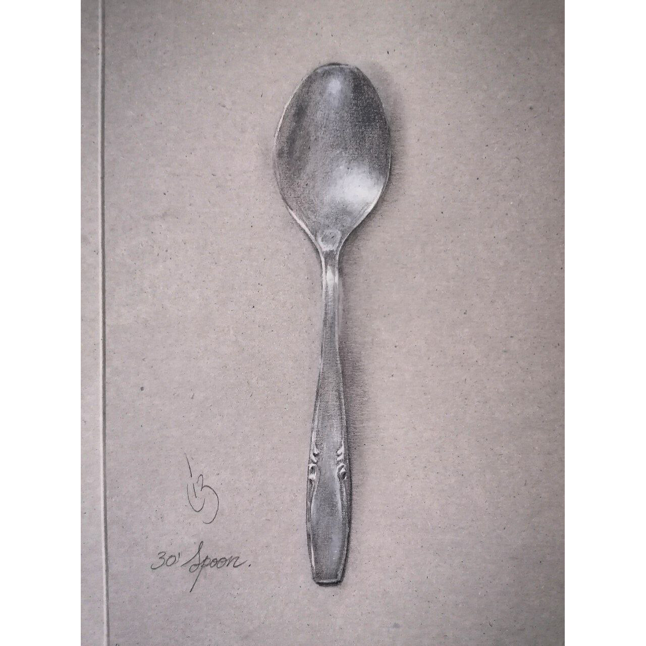 Detail of the spoon