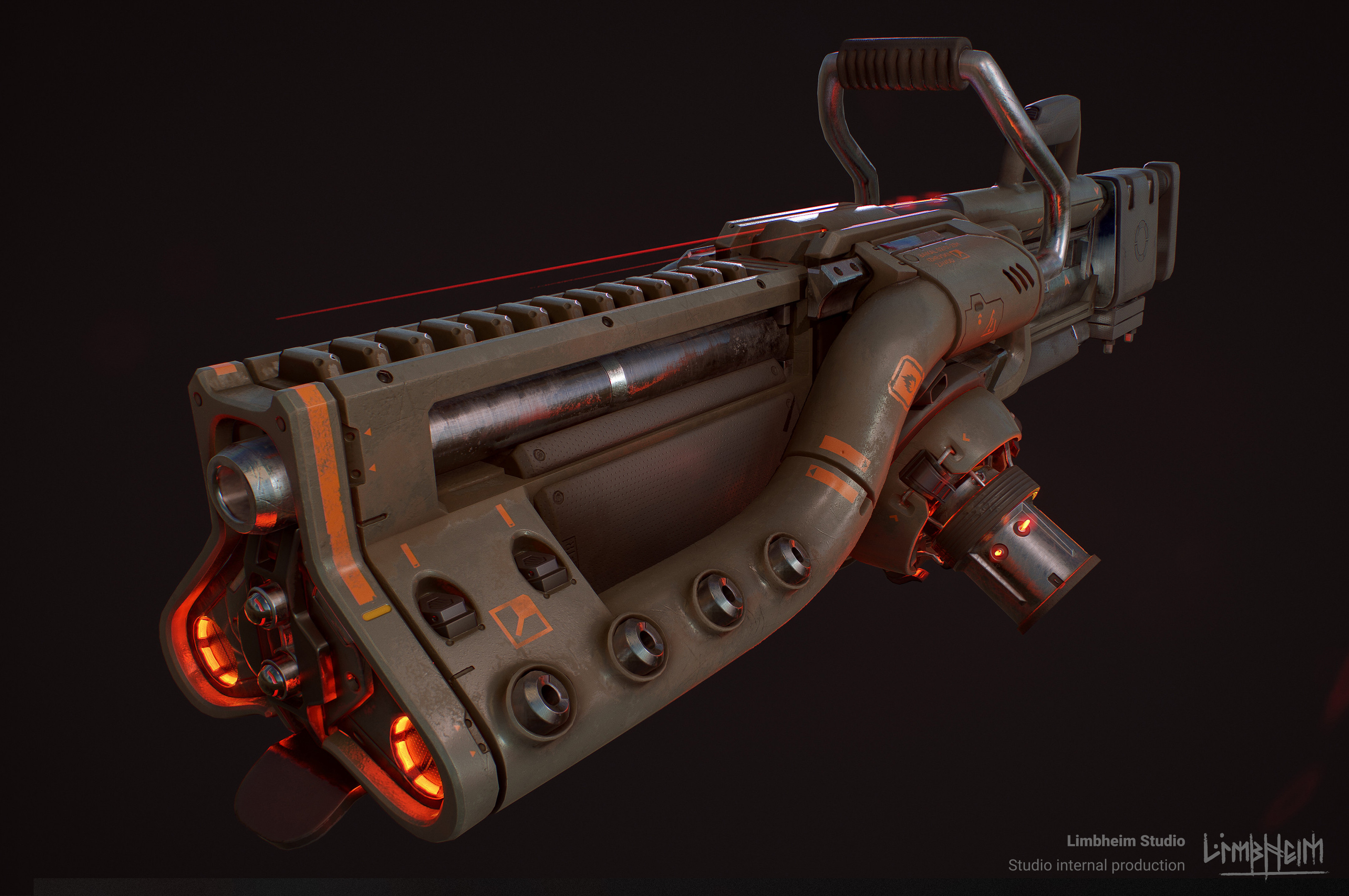 sci fi plasma rifle