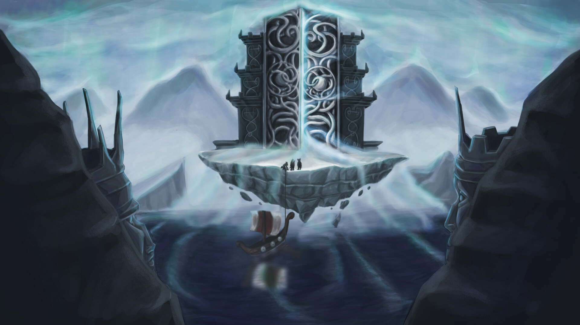 ArtStation Gates to Valhalla