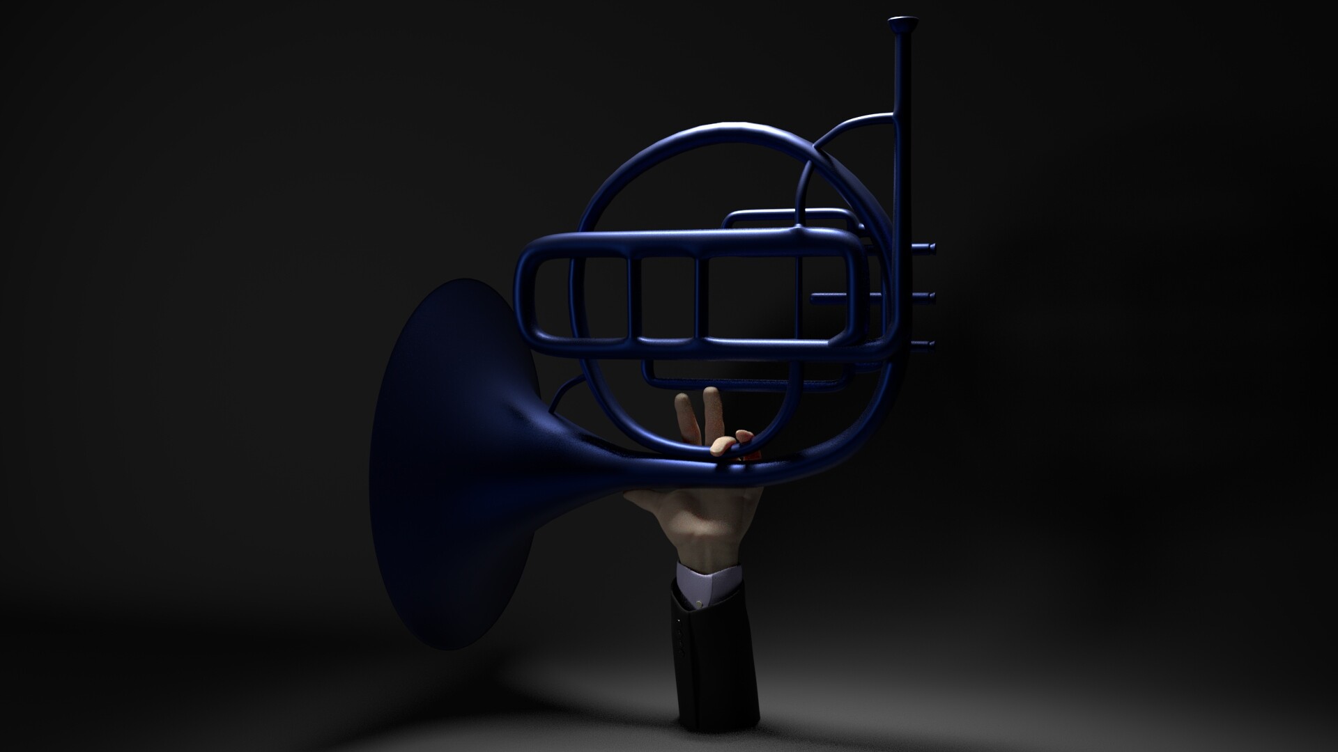 ArtStation Blue French Horn How I Met Your Mother