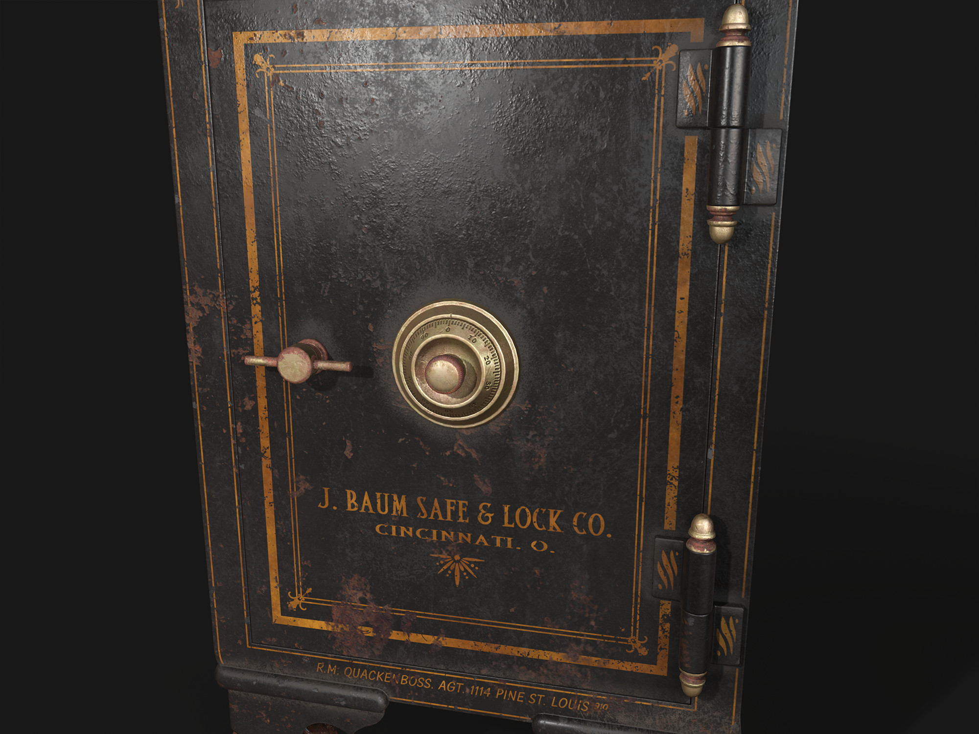 Artstation Antique J Baum Safe Miklos Arato Artstation Antique J Baum Safe Miklos Arato