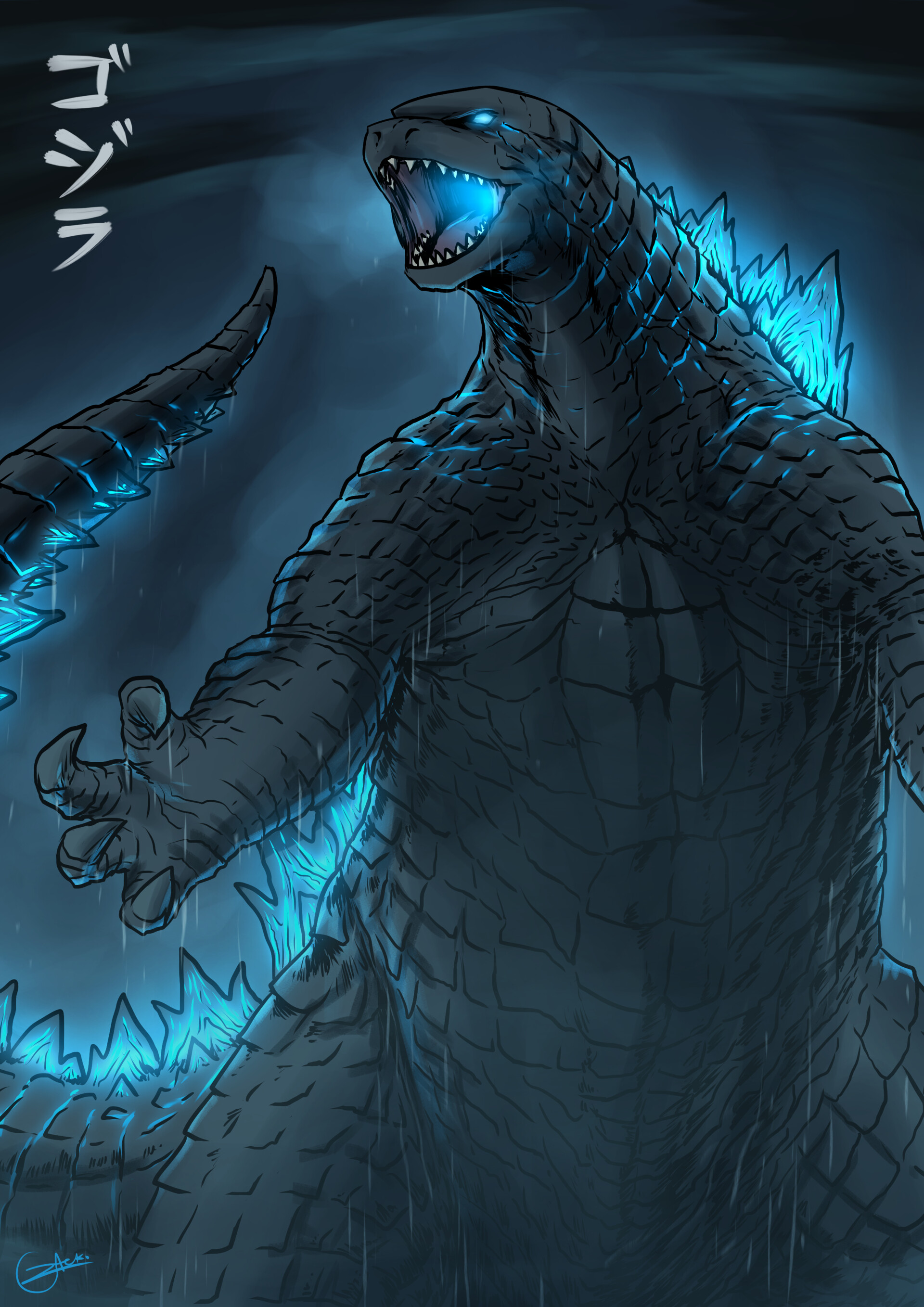 Godzilla 2025 Fanart Piers Clark