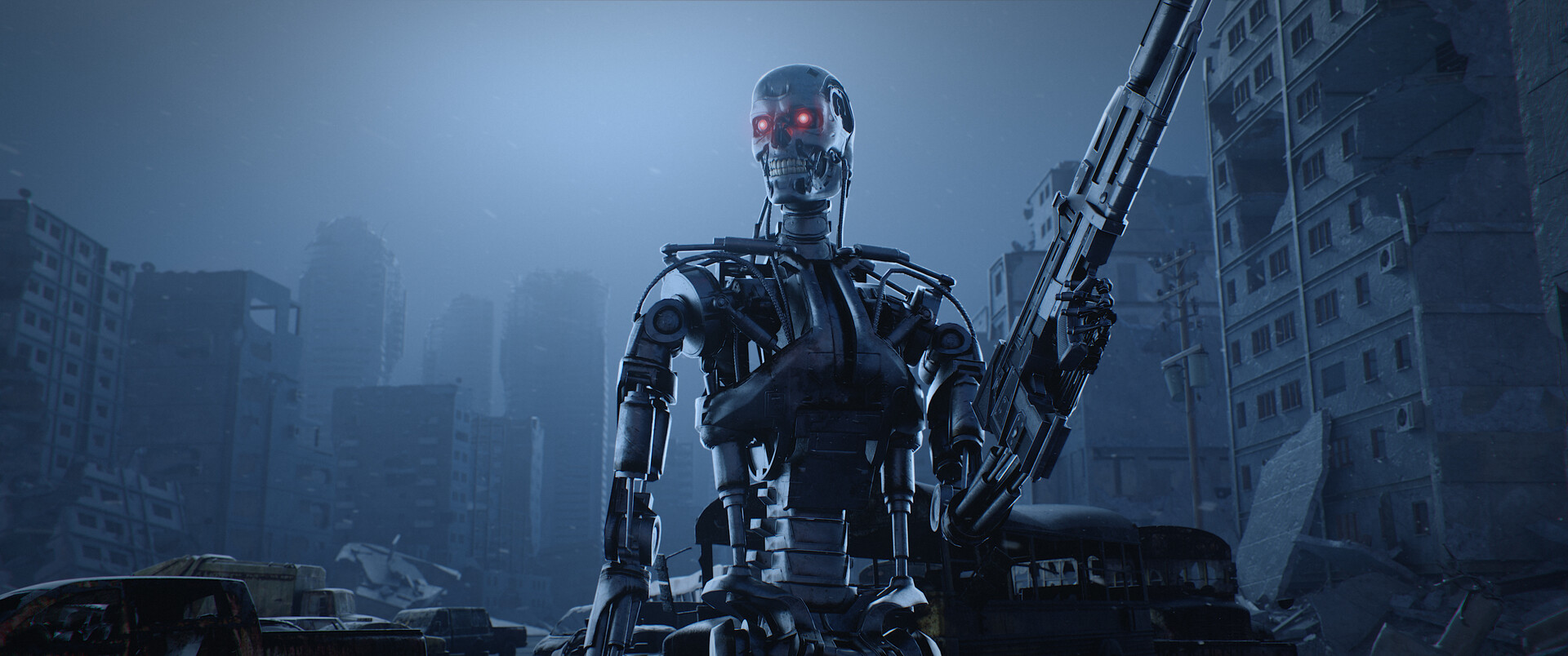 Artstation Lockdown Days Terminator Tribute T 800