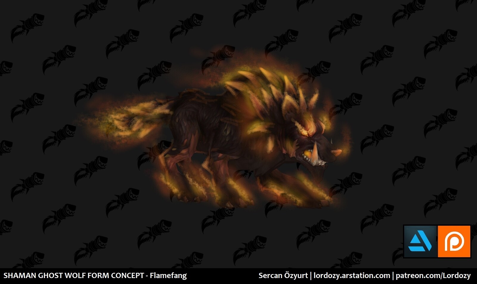 Sercan Özyurt [Fan Concept] Shaman Ghost Wolf Forms