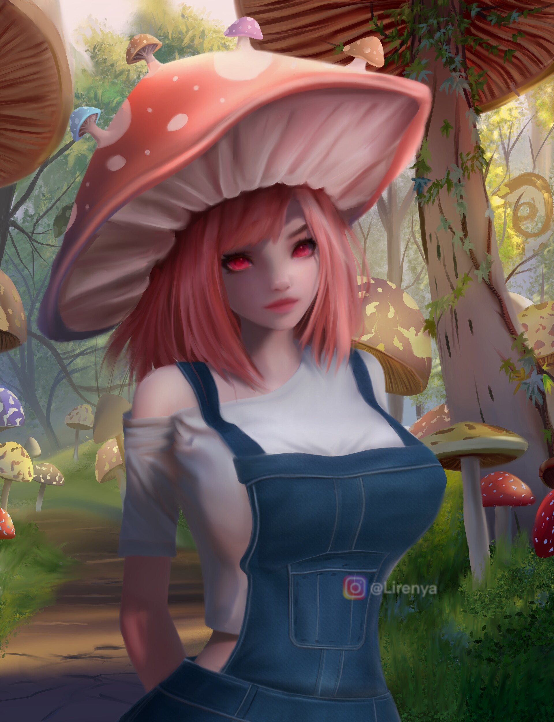 ArtStation Mushroom girl! DTIYS